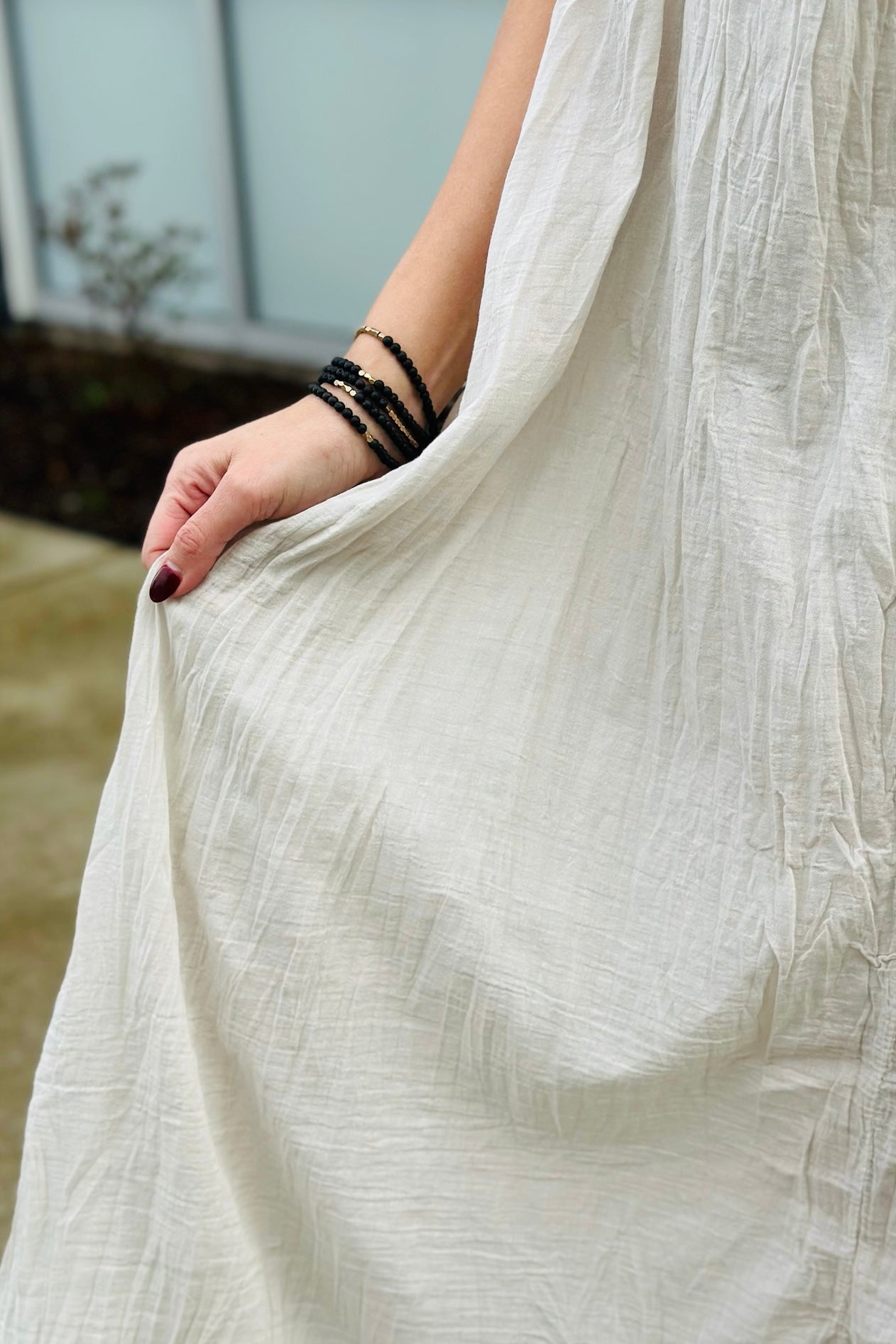 Gauze Maxi Dress