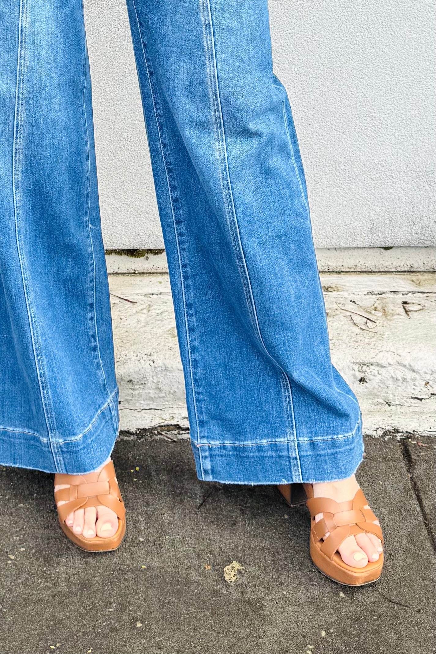 High Rise Trouser Denim
