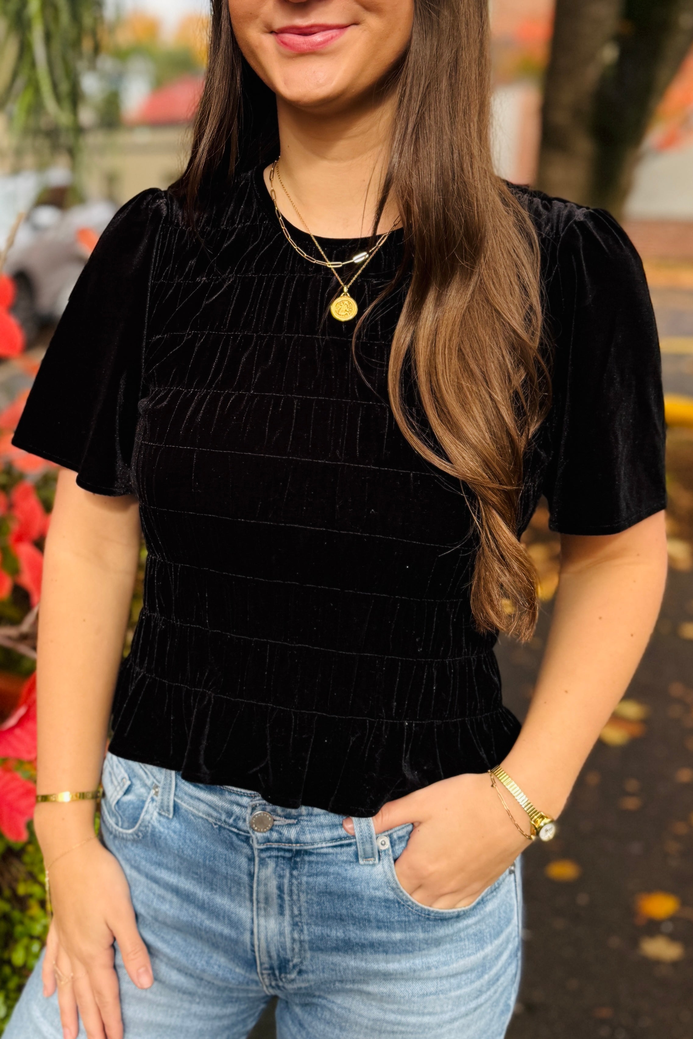 We Belong Velvet Top