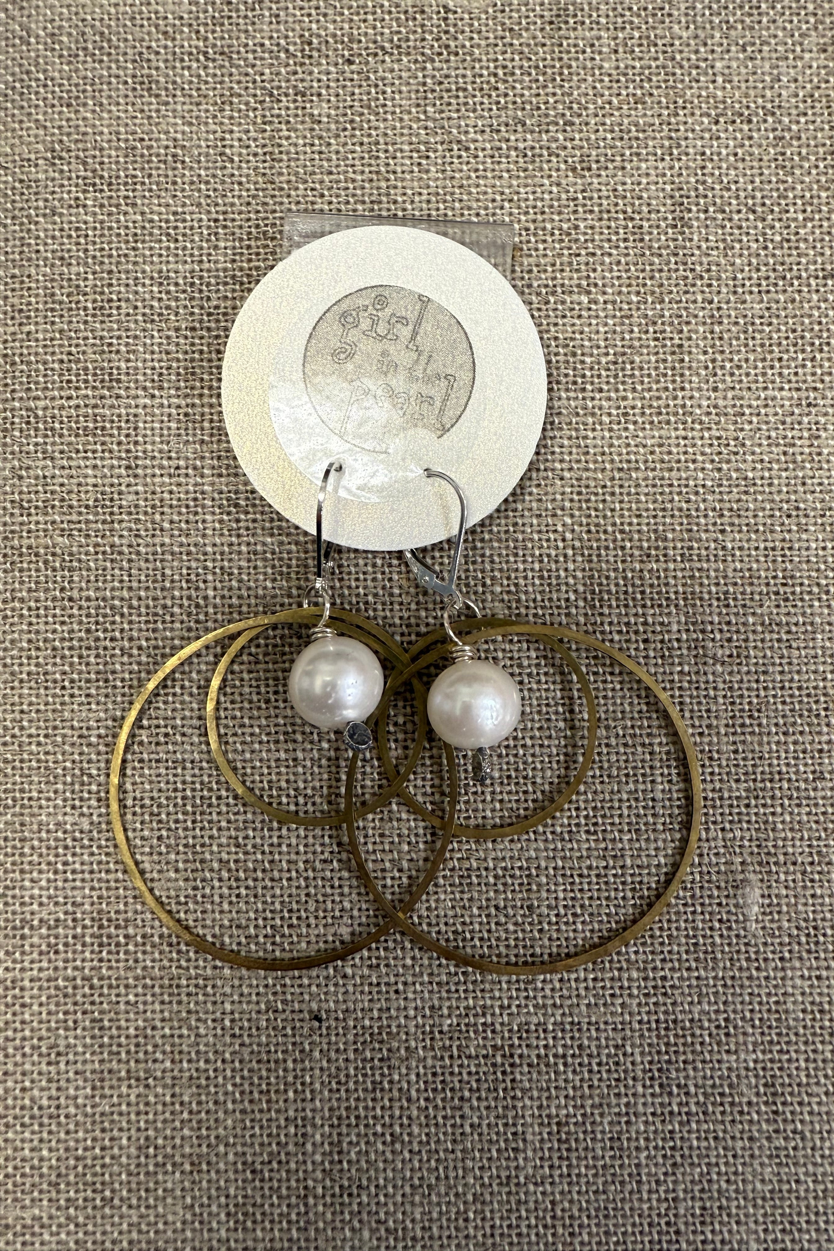 Double Brass Hoops