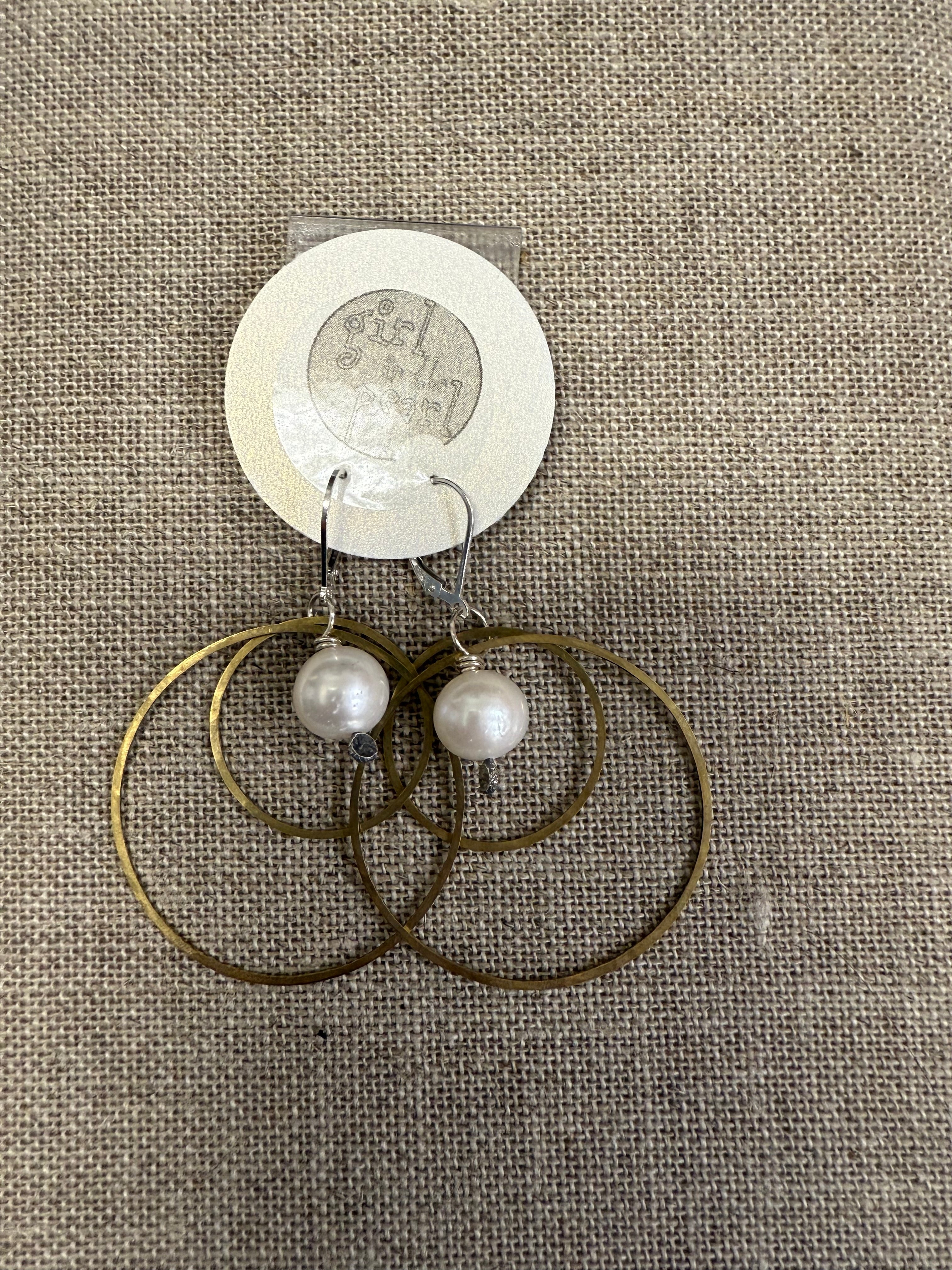 Double Brass Hoops