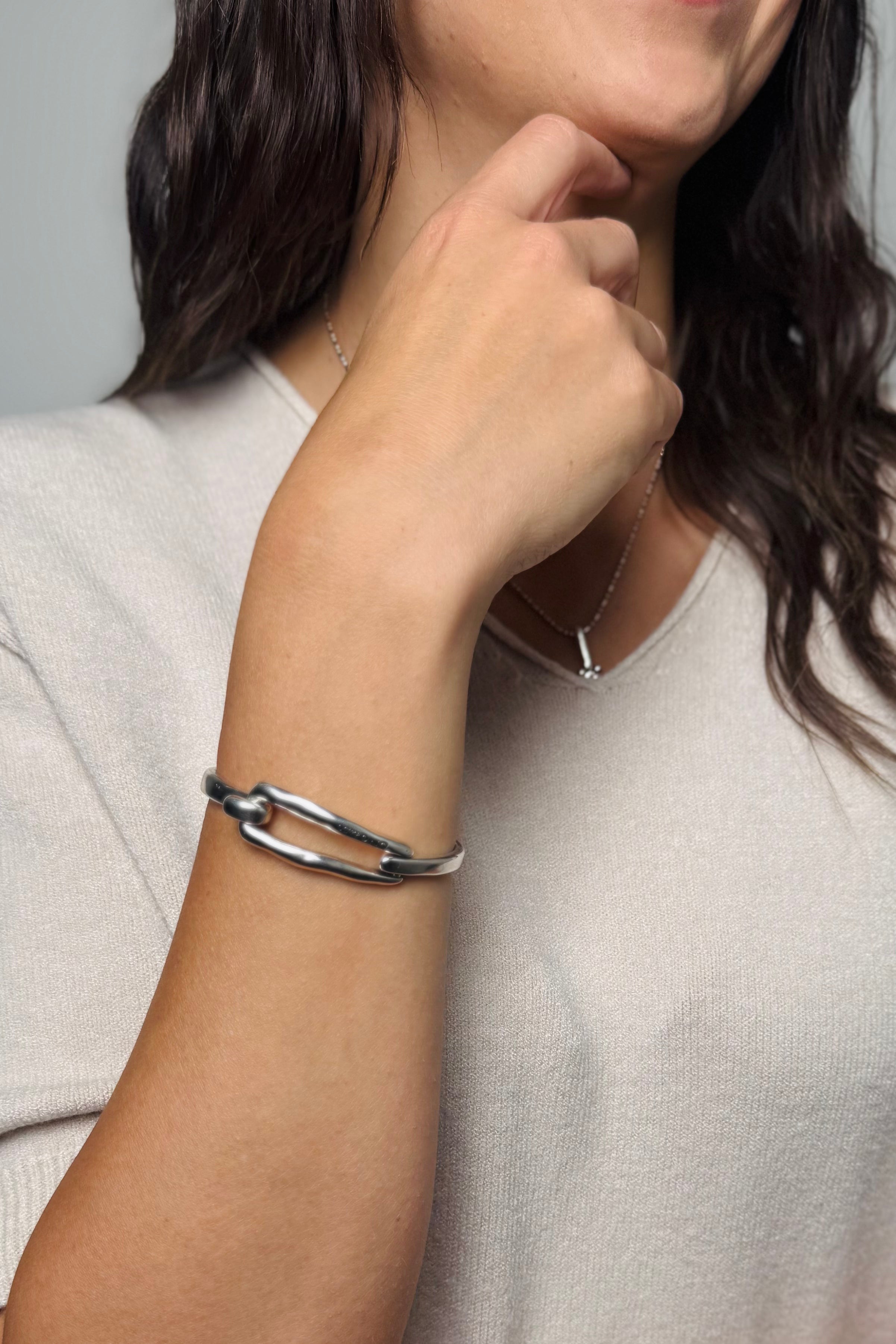 Bangle Bracelet with buckle