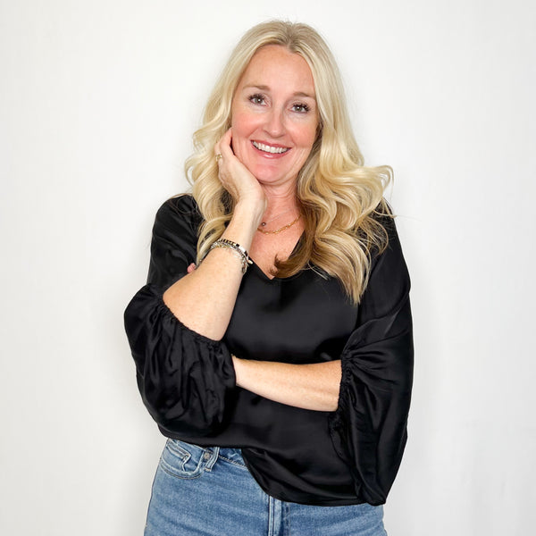 Volume Sleeve Blouse