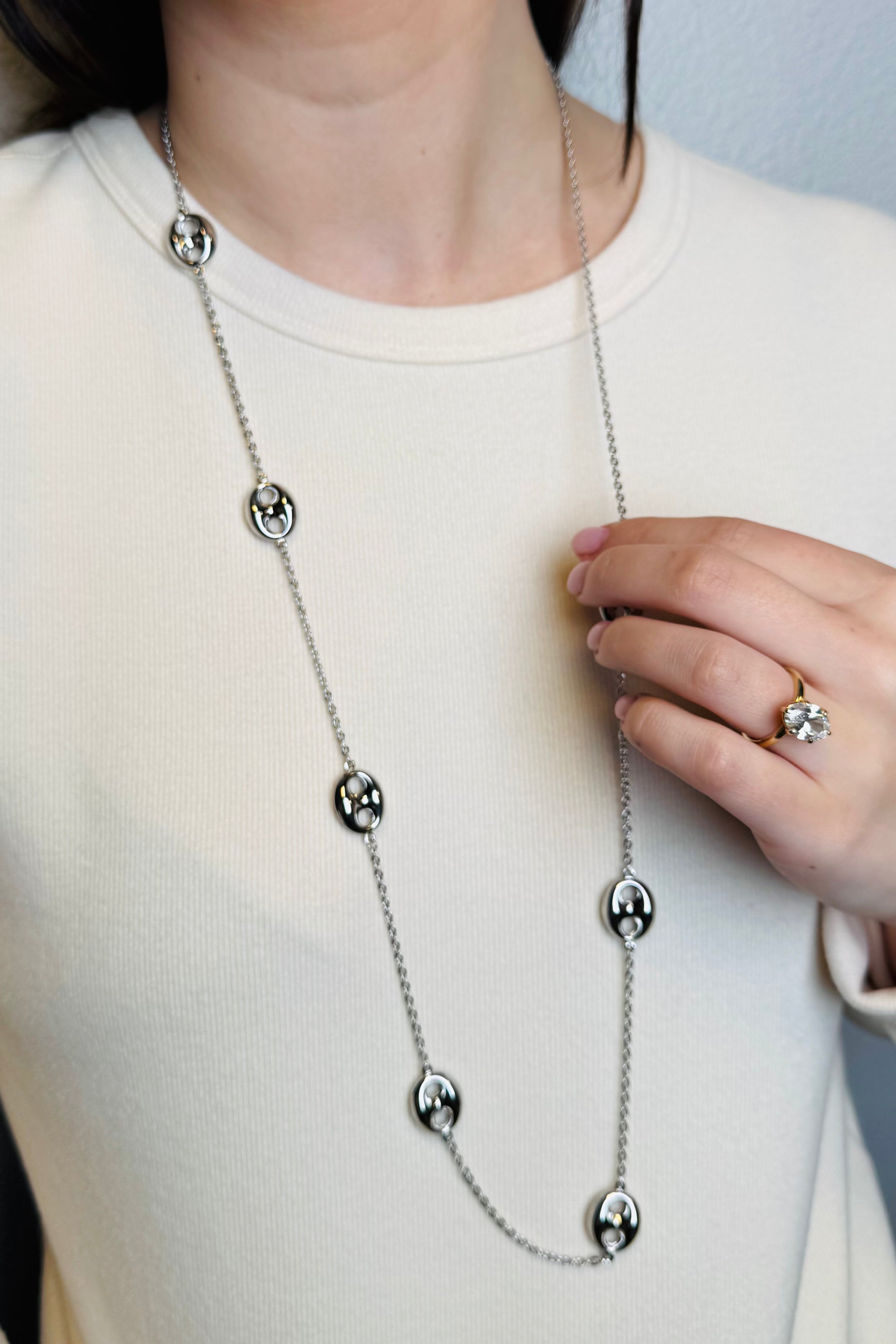 Katie Necklace - Silver