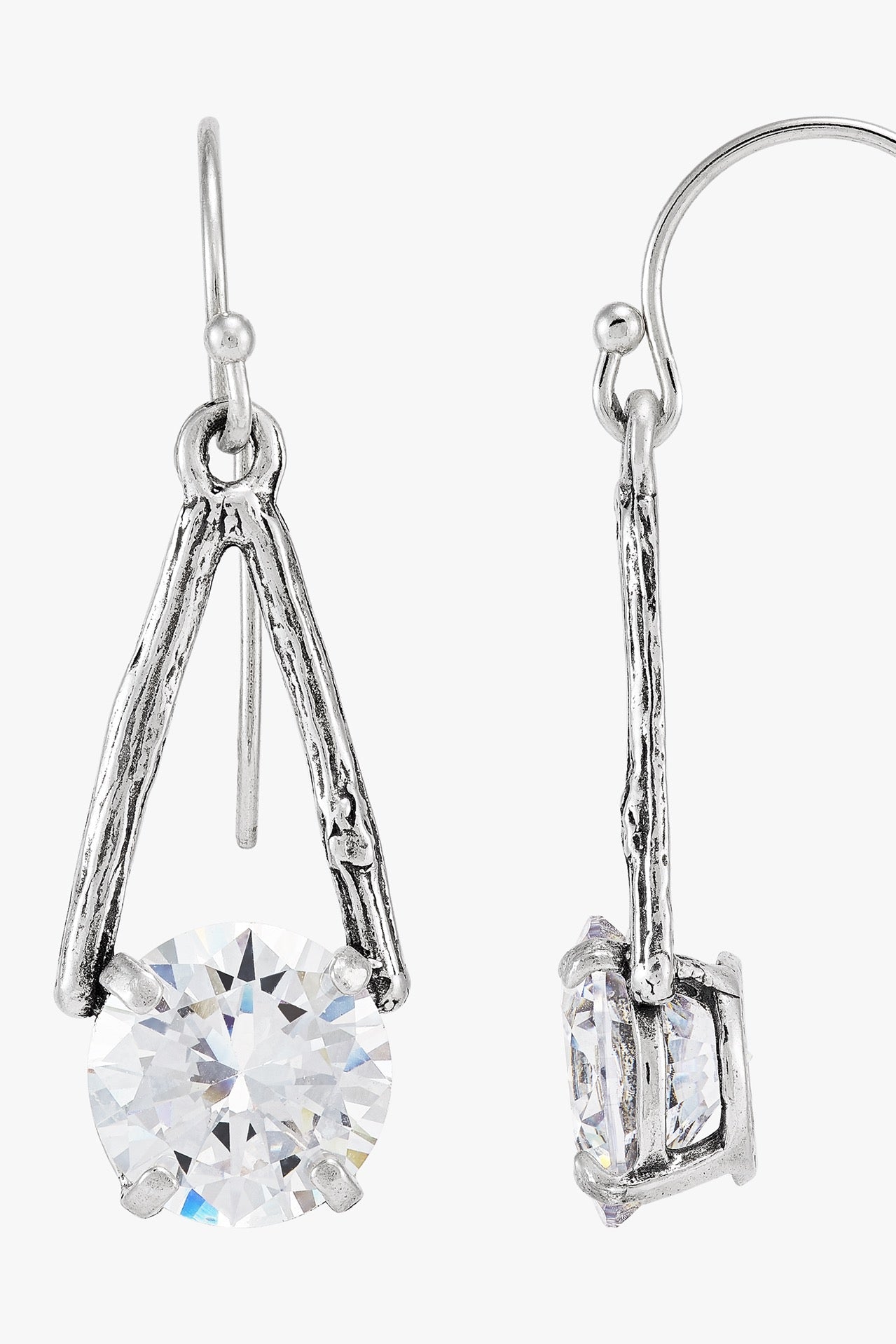 Rue Cubic Zirconia Drop Earrings
