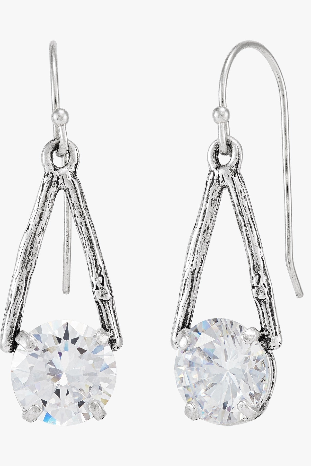 Rue Cubic Zirconia Drop Earrings
