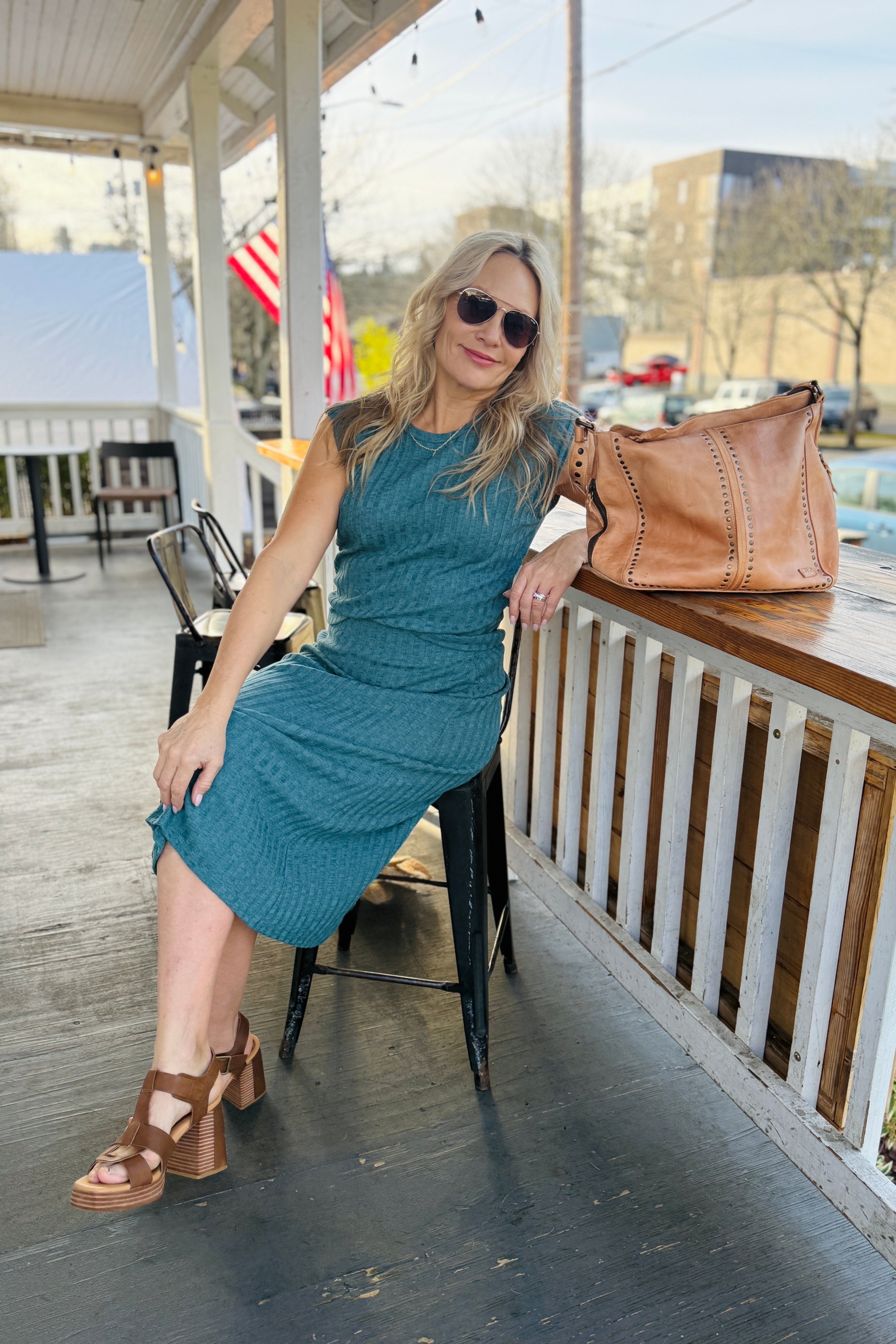 Jinny Power Shoulder Top