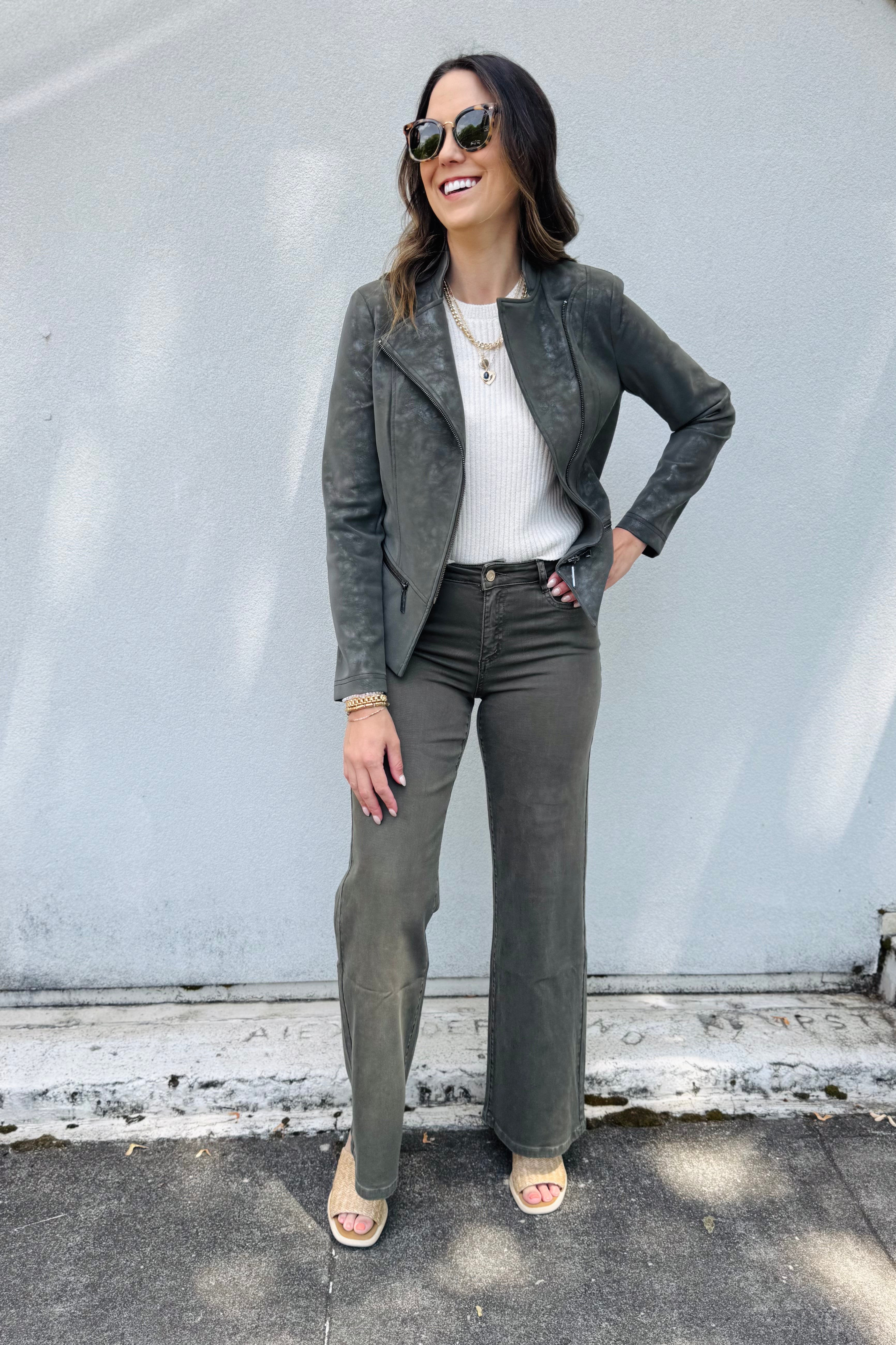 Perfect Faux Suede Jacket