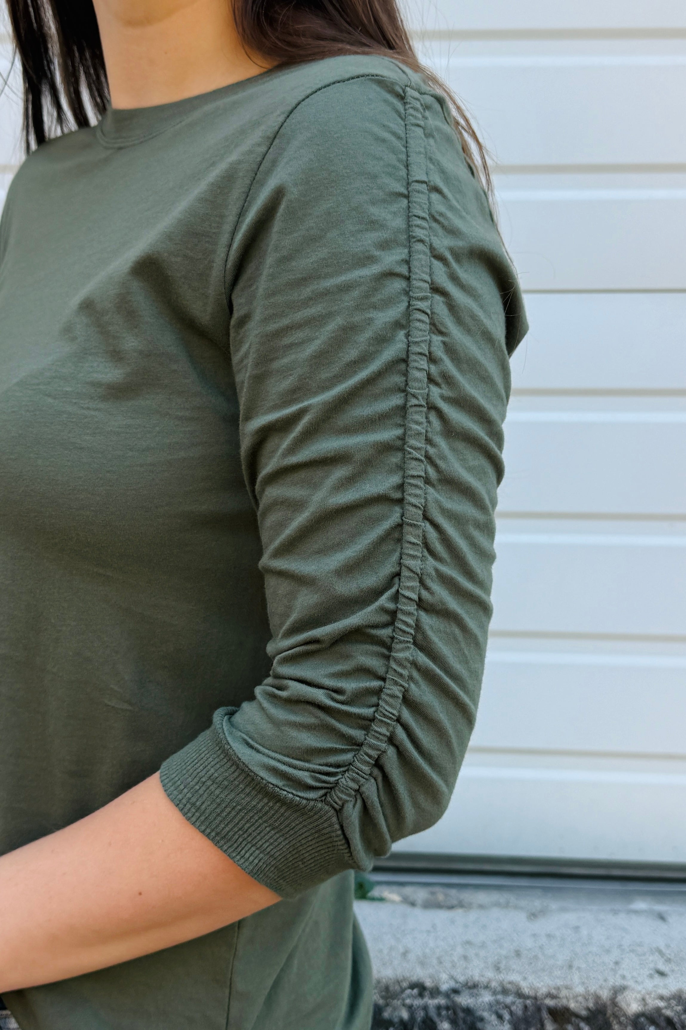 Julia Knit Top-Olive Branch