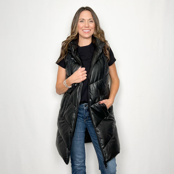 Longline Puffer Vest