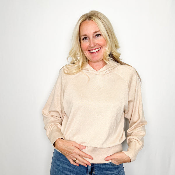 Lurex Sweater Hoodie