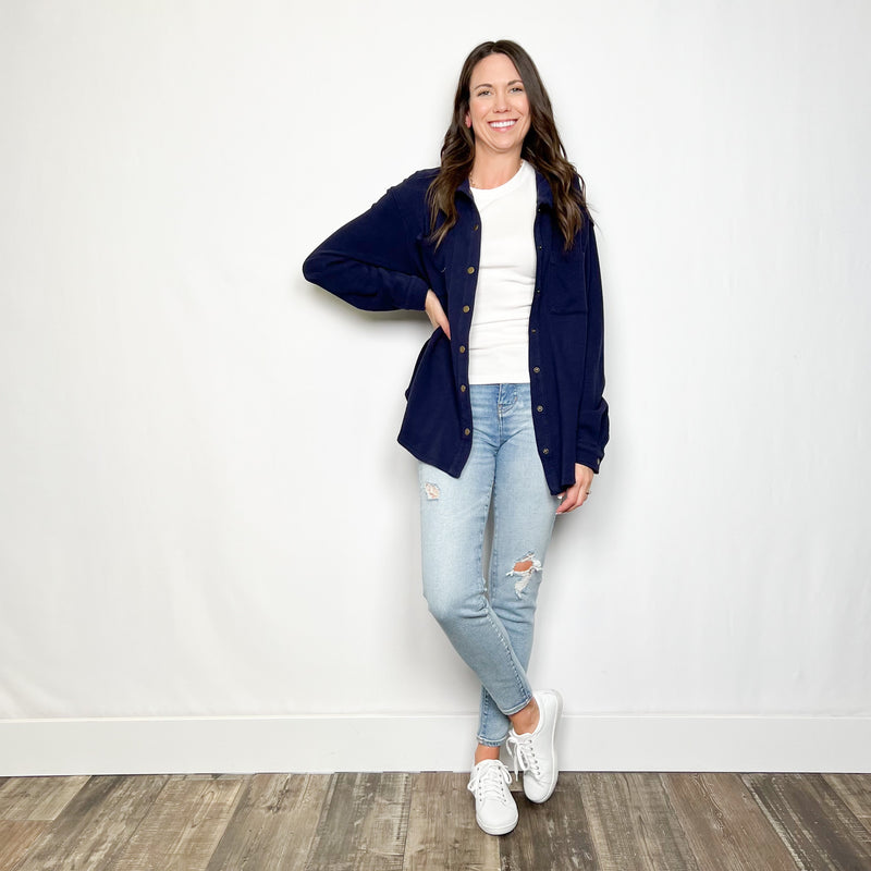 L/S Button Down Shacket