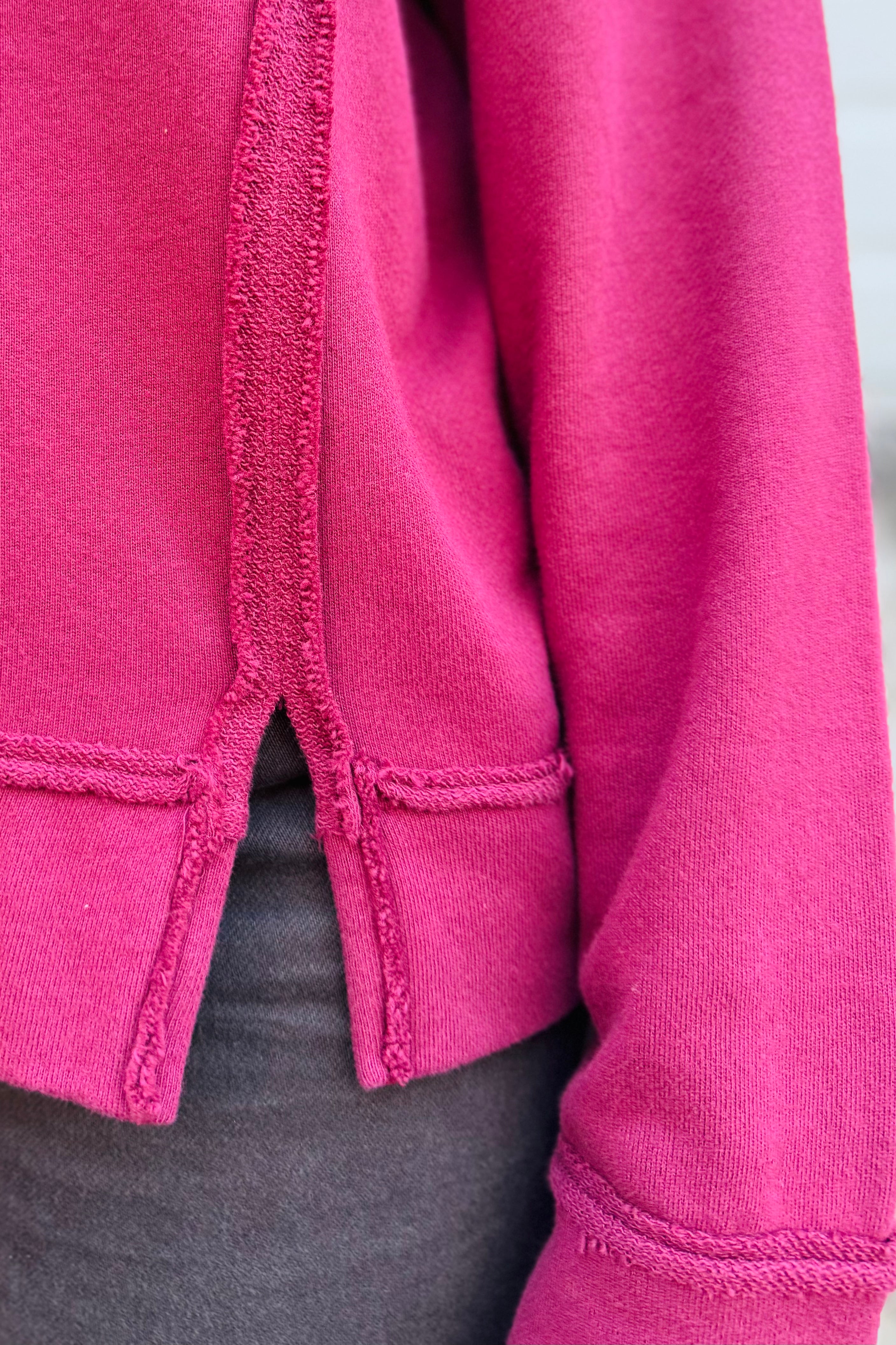 L/S Oversized Crew - Astroberry