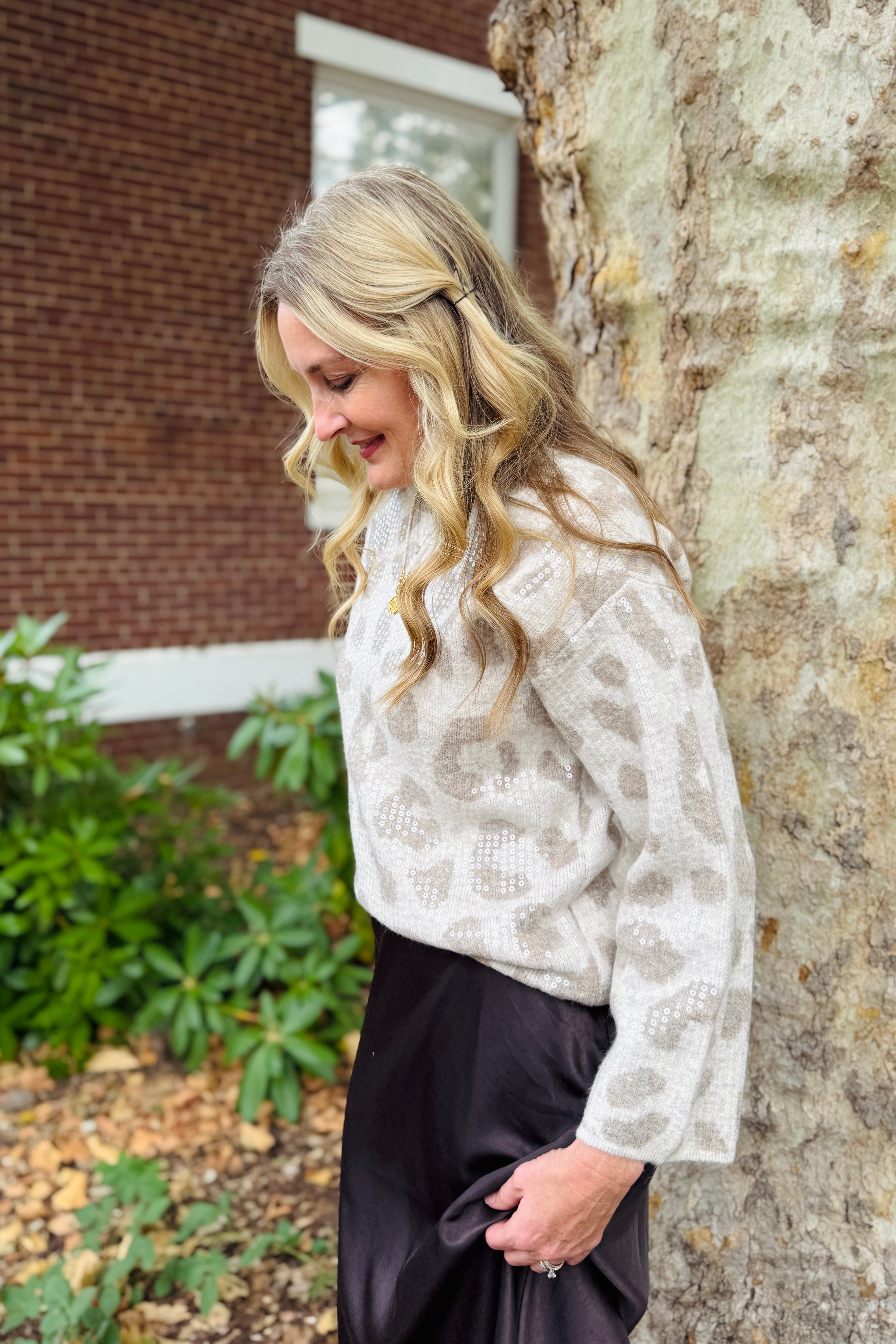 L/S Crew W/ Sequins