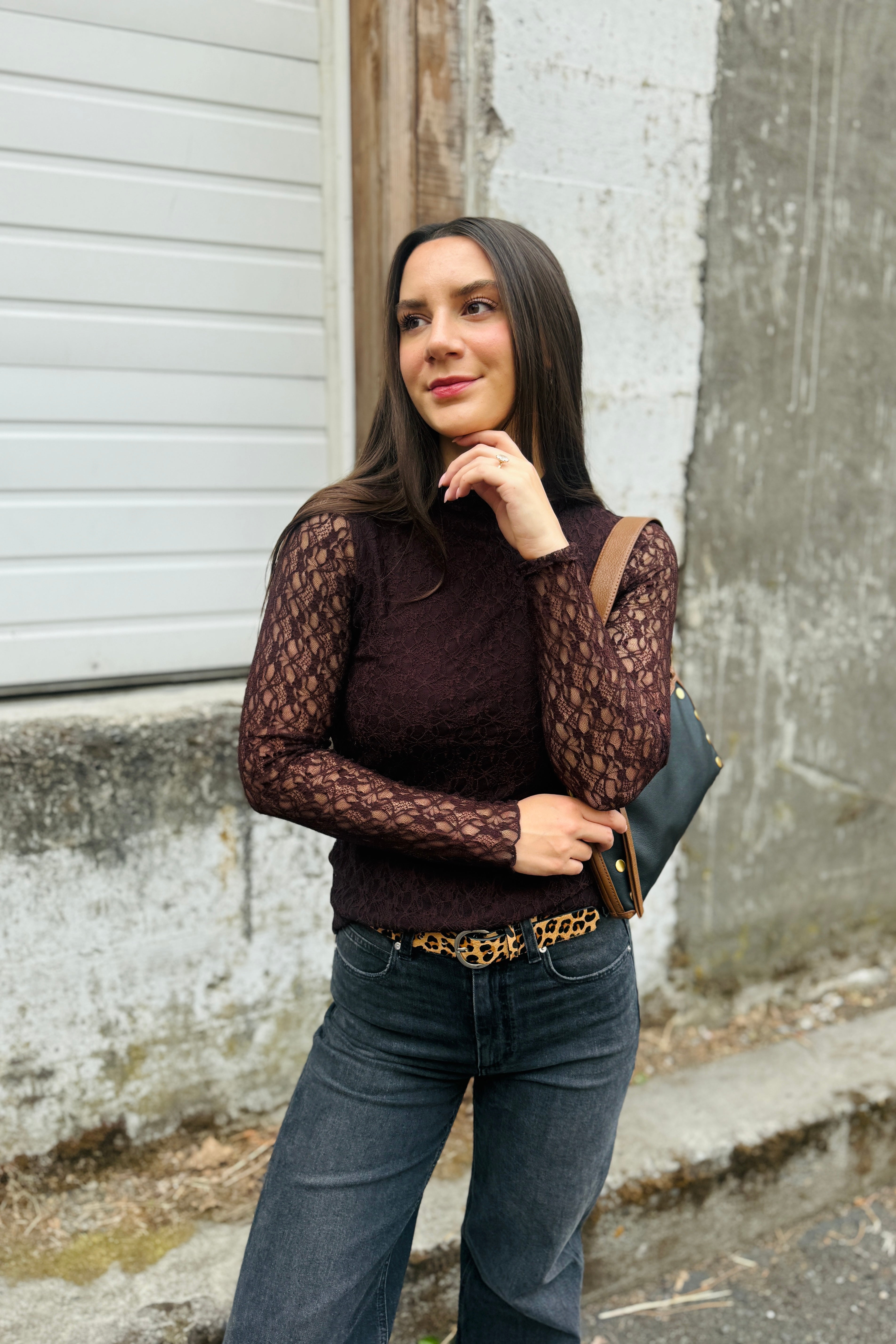 Lace Long Sleeve Top