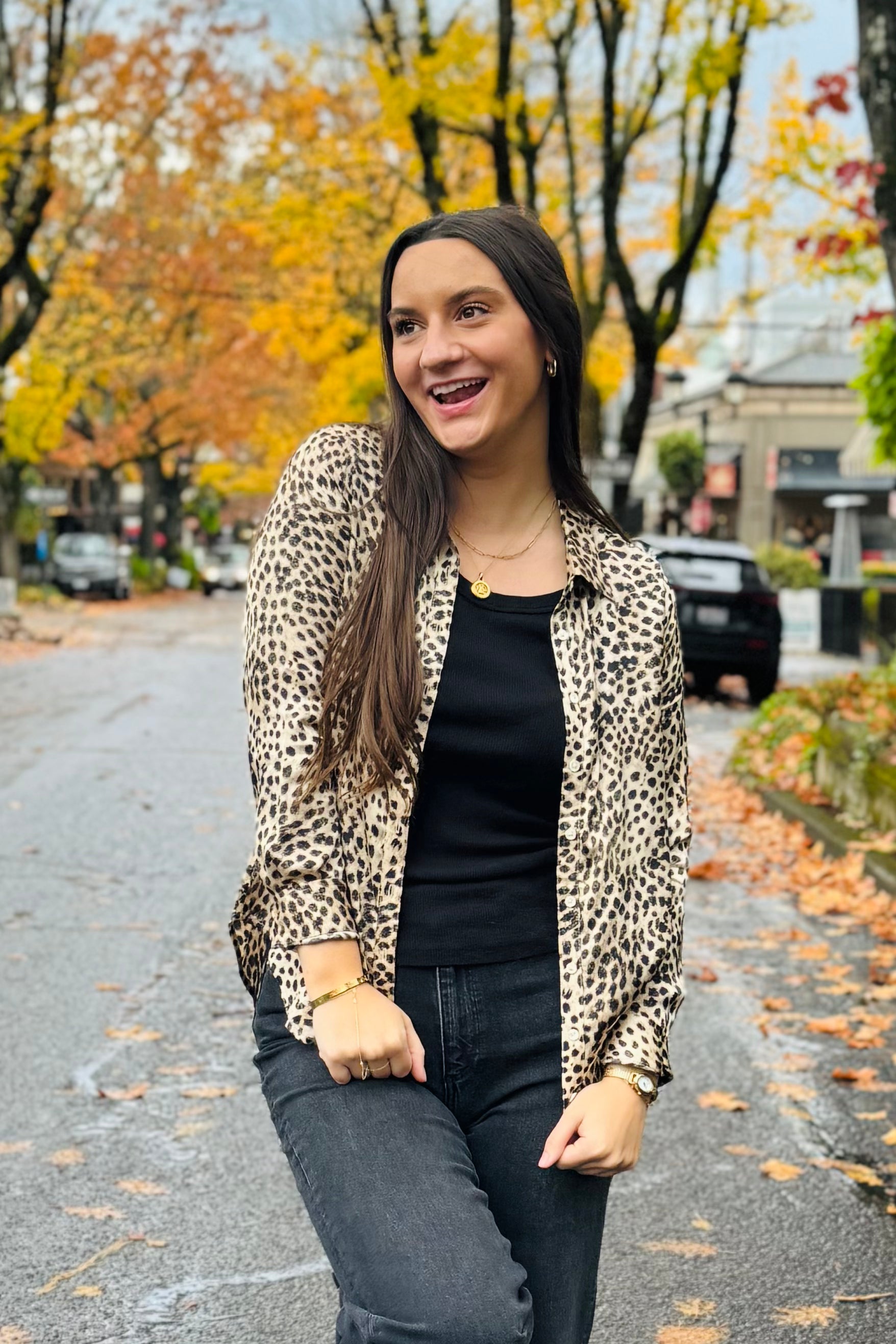 Leopard Taylor Shirt