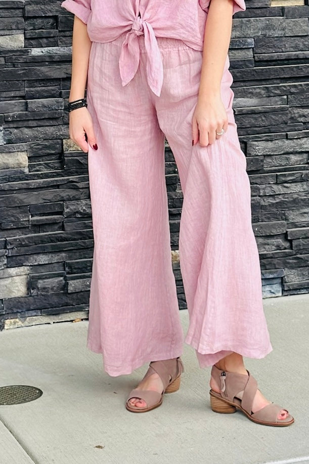 Linen Palazzo Pant