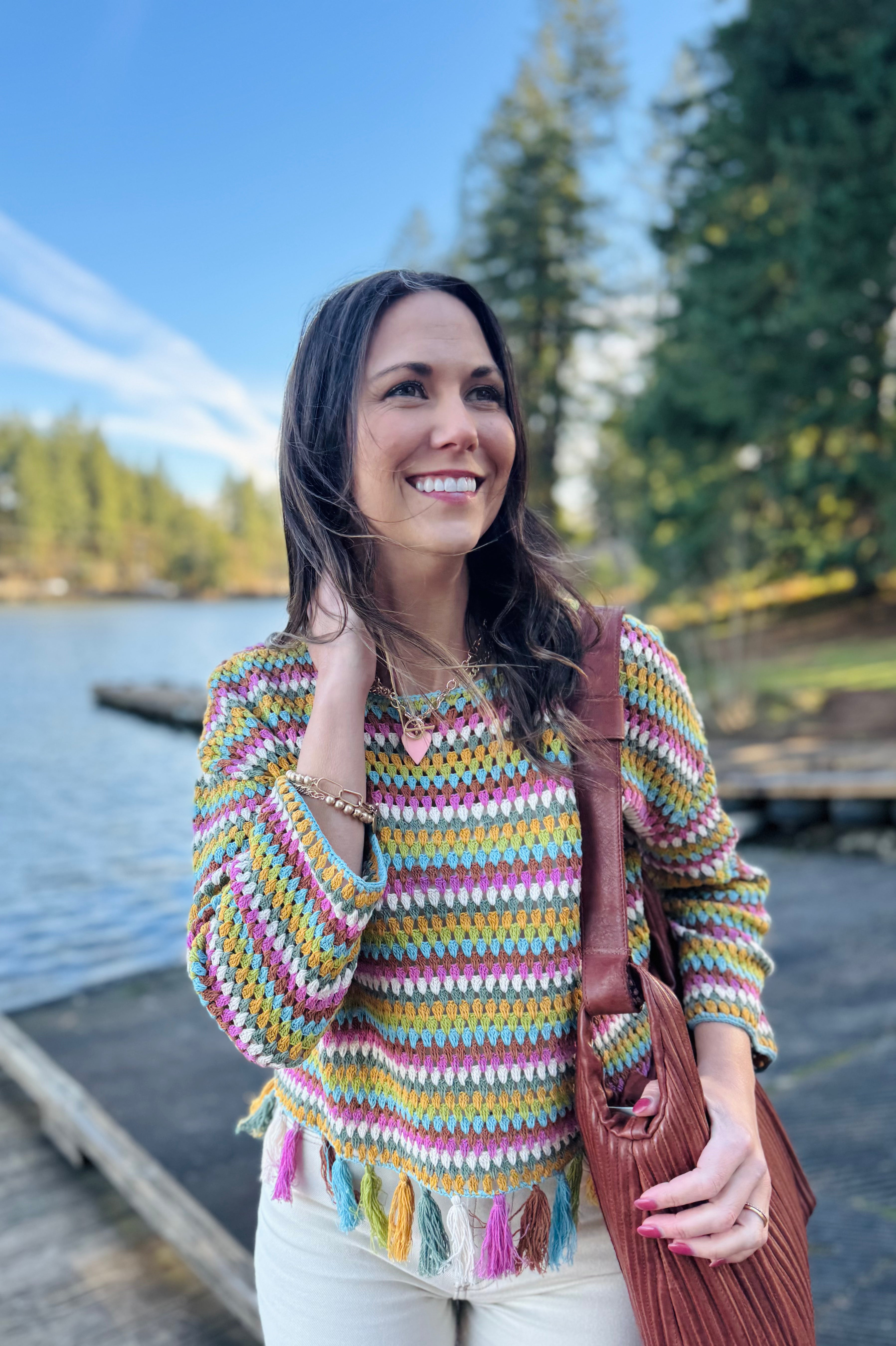 Long Bell Sleeve Sweater