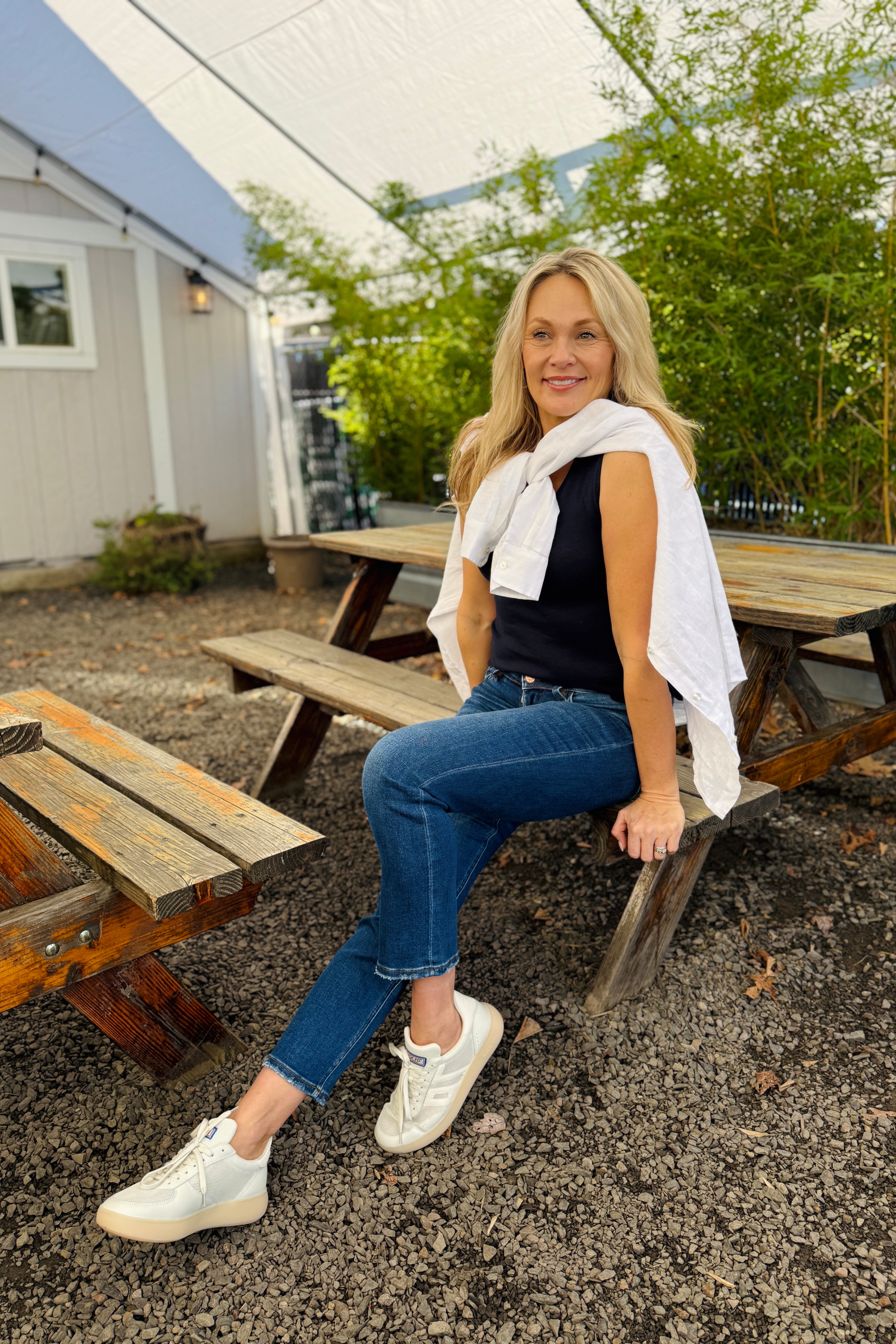 Long Pure Button Down Shirt