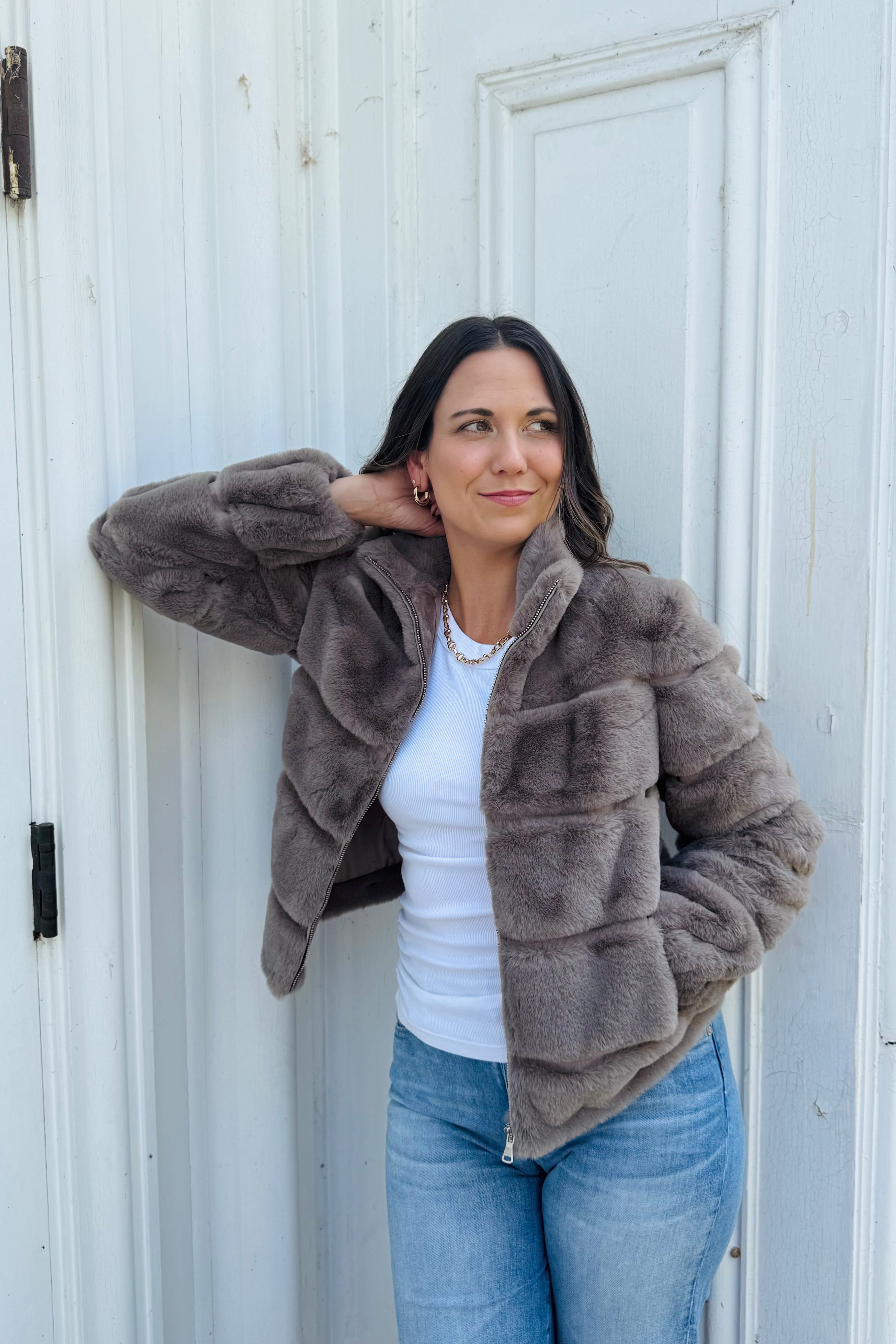Alex Faux Fur Jacket
