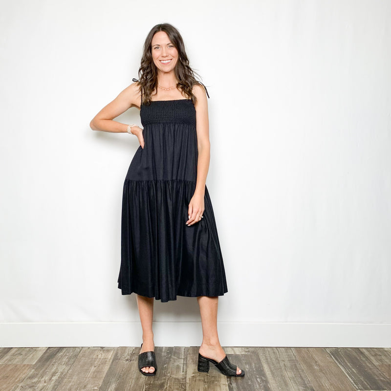 Marlene Smocked Midi Dress