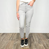 Mid Rise Straight Ankle Jeans