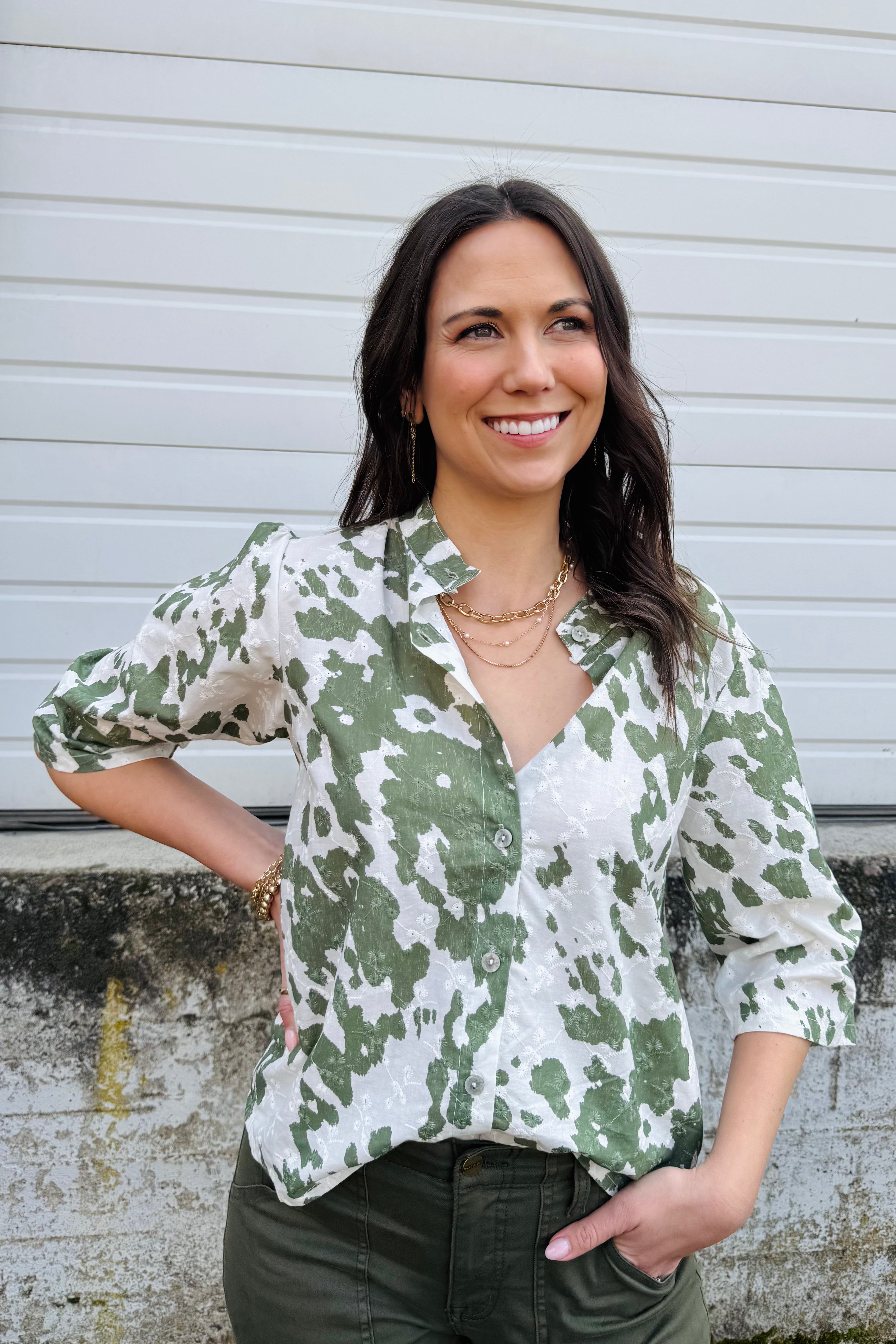 Cactus Spot Woven Shirt