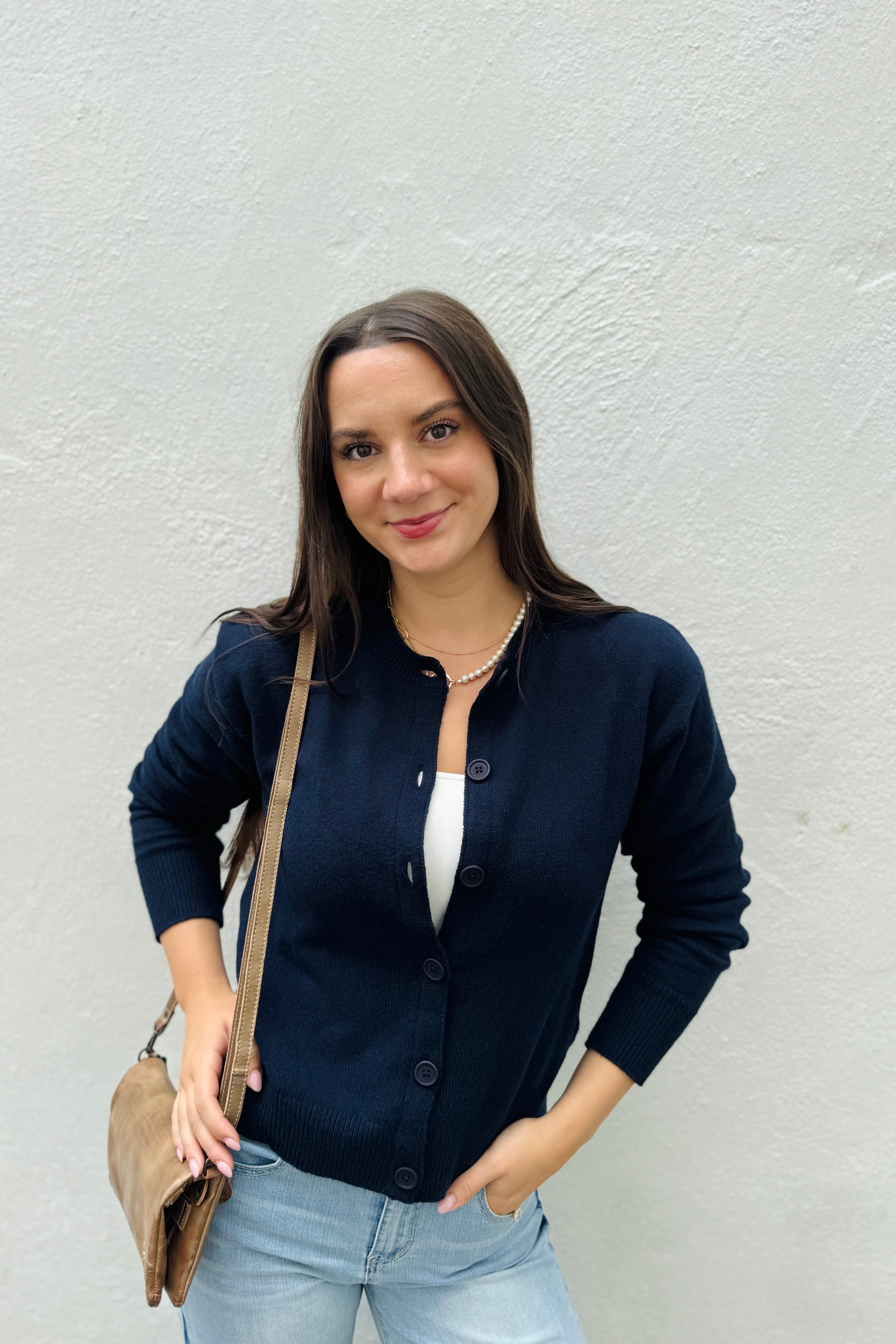 Must-Have Cardi - Navy Blazer