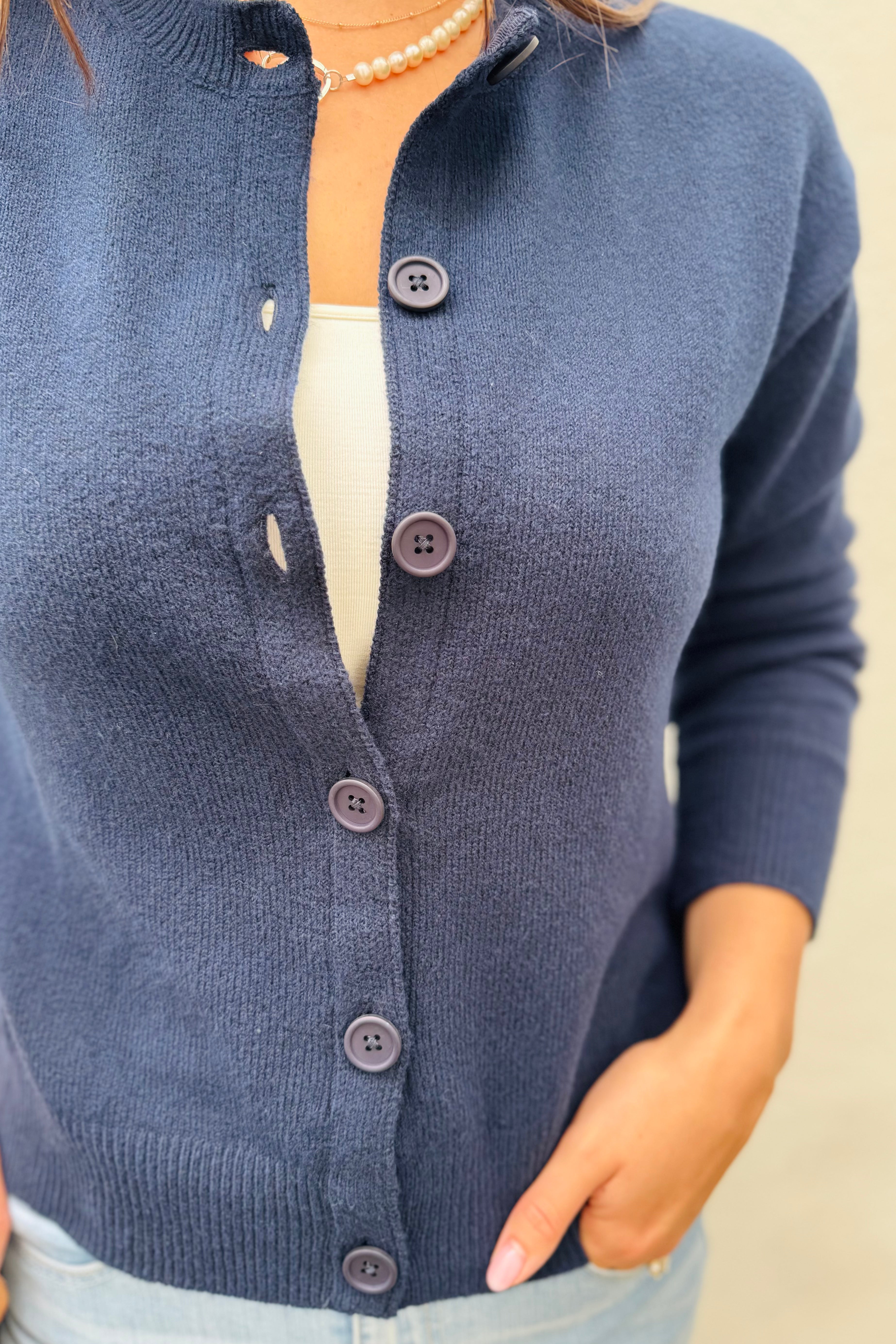 Must-Have Cardi - Navy Blazer