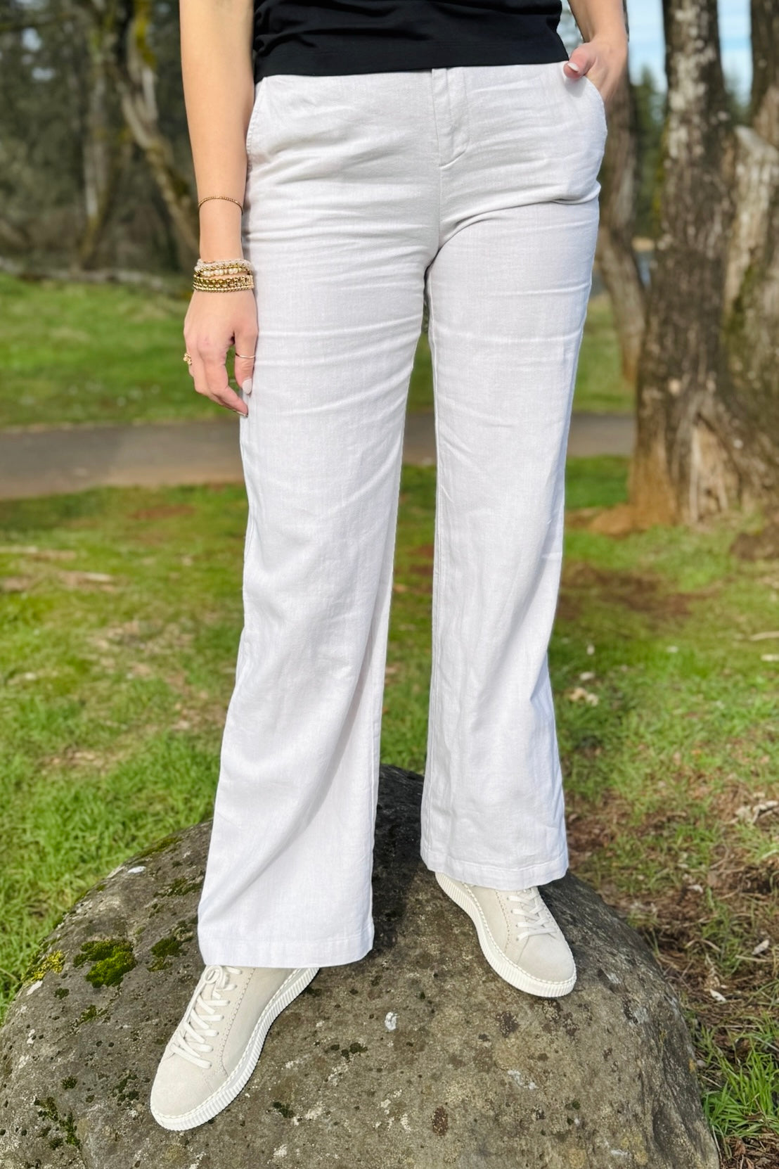 31" Linen/Cotton Eliot Pant