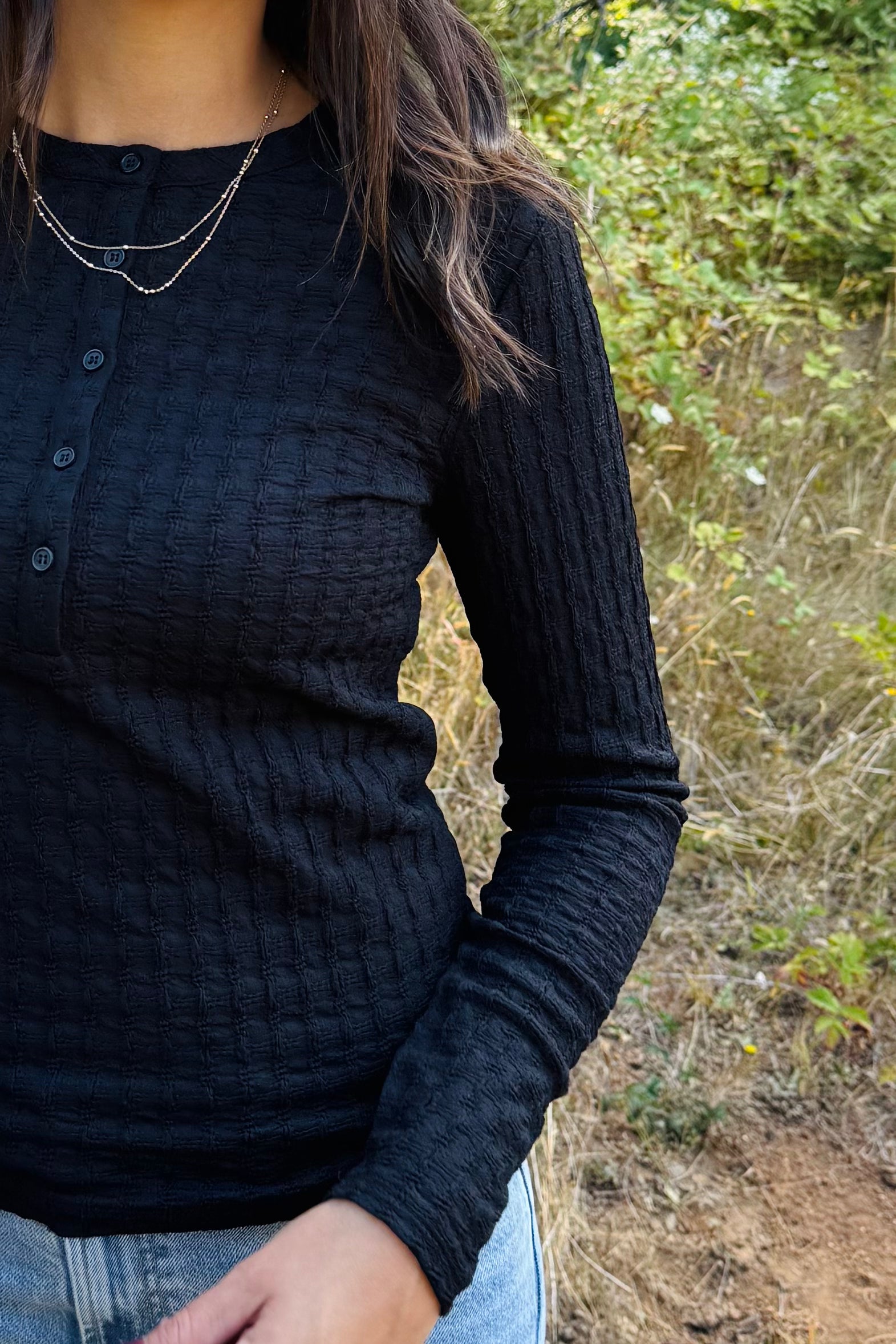 Not So Basic Textured Top