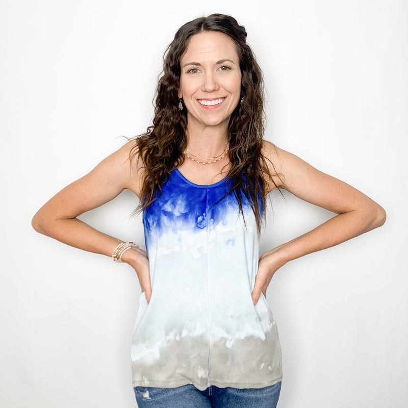 Printed Ribbed Rayden Tank