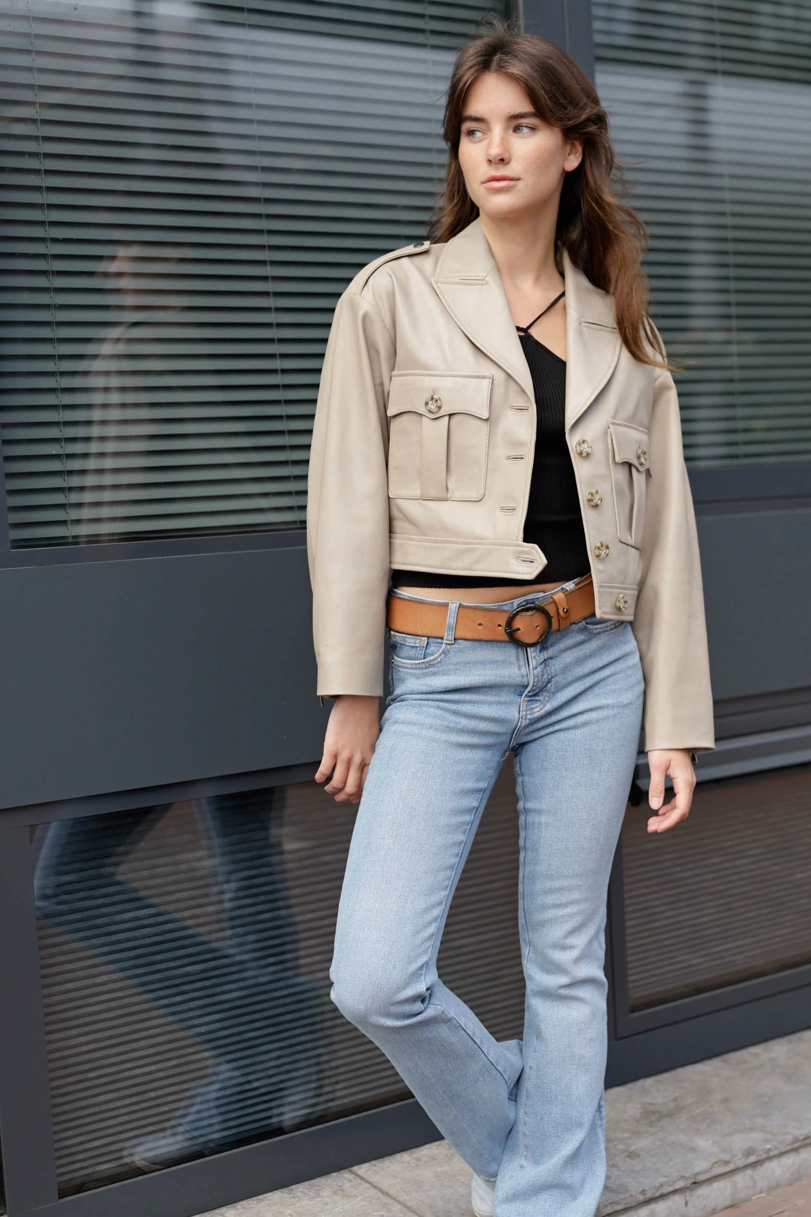 Pip Vintage Full-Grain Leather Belt