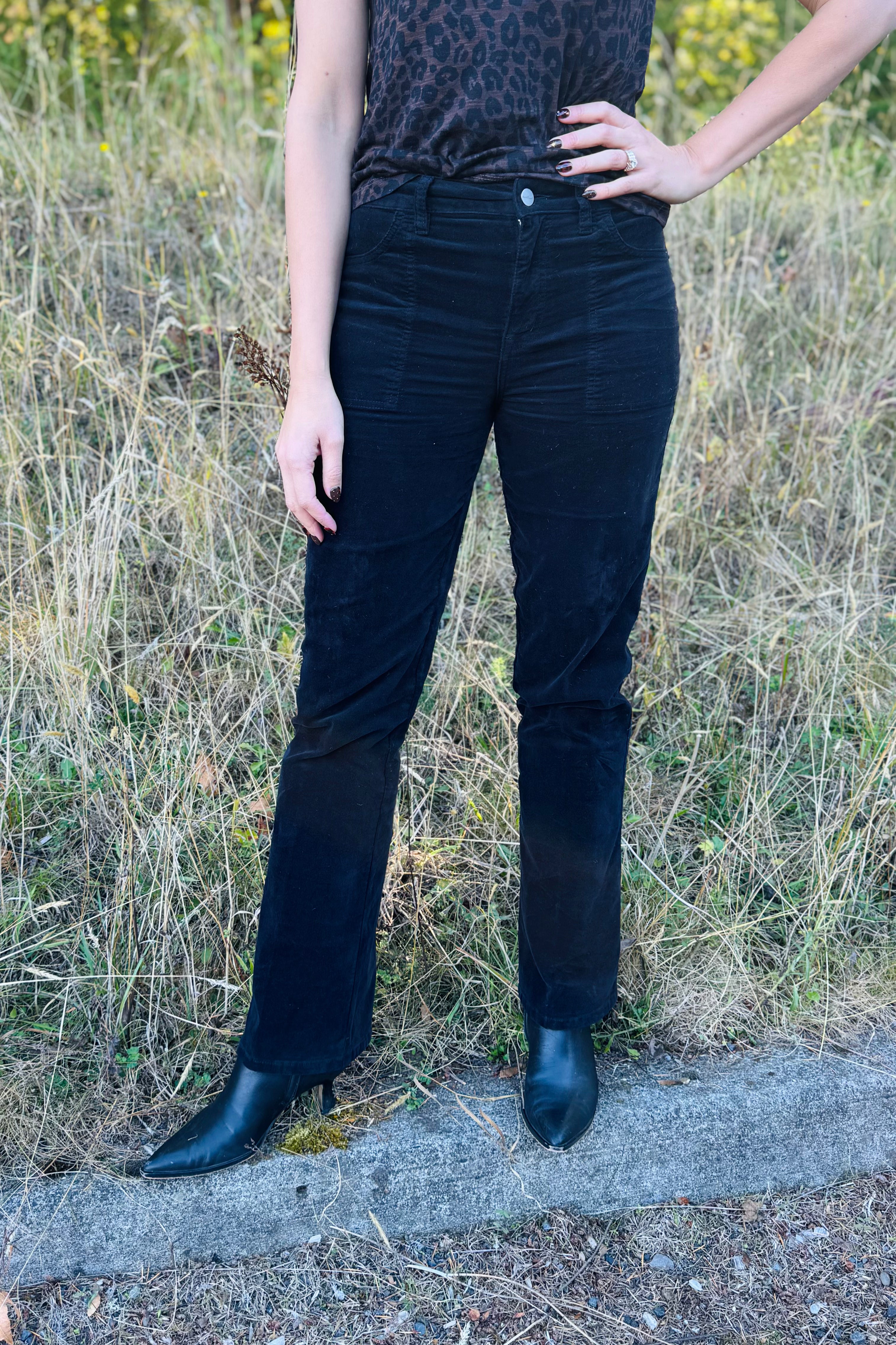 Play Date Velveteen Bootcut