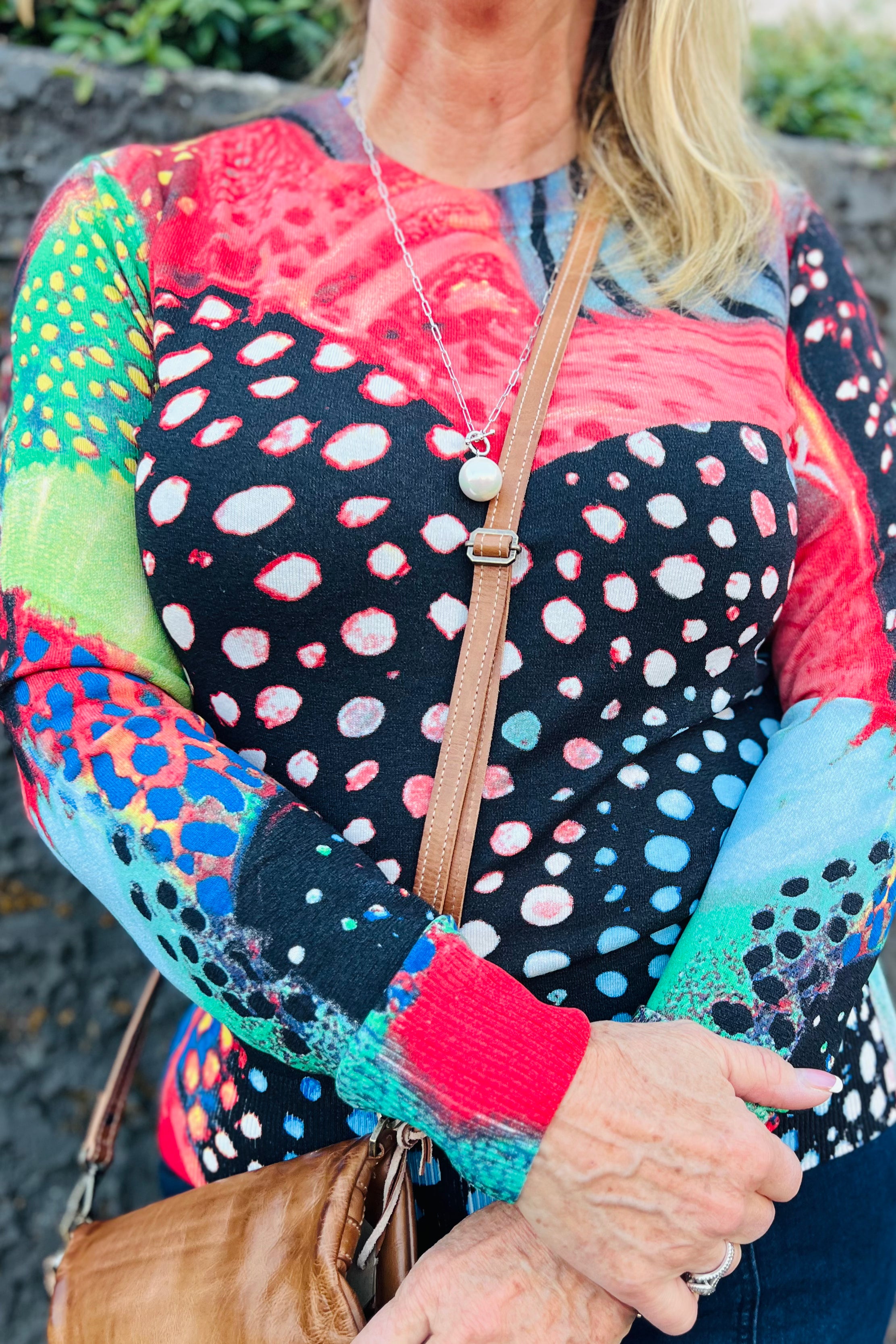 Printed Colors Sweater