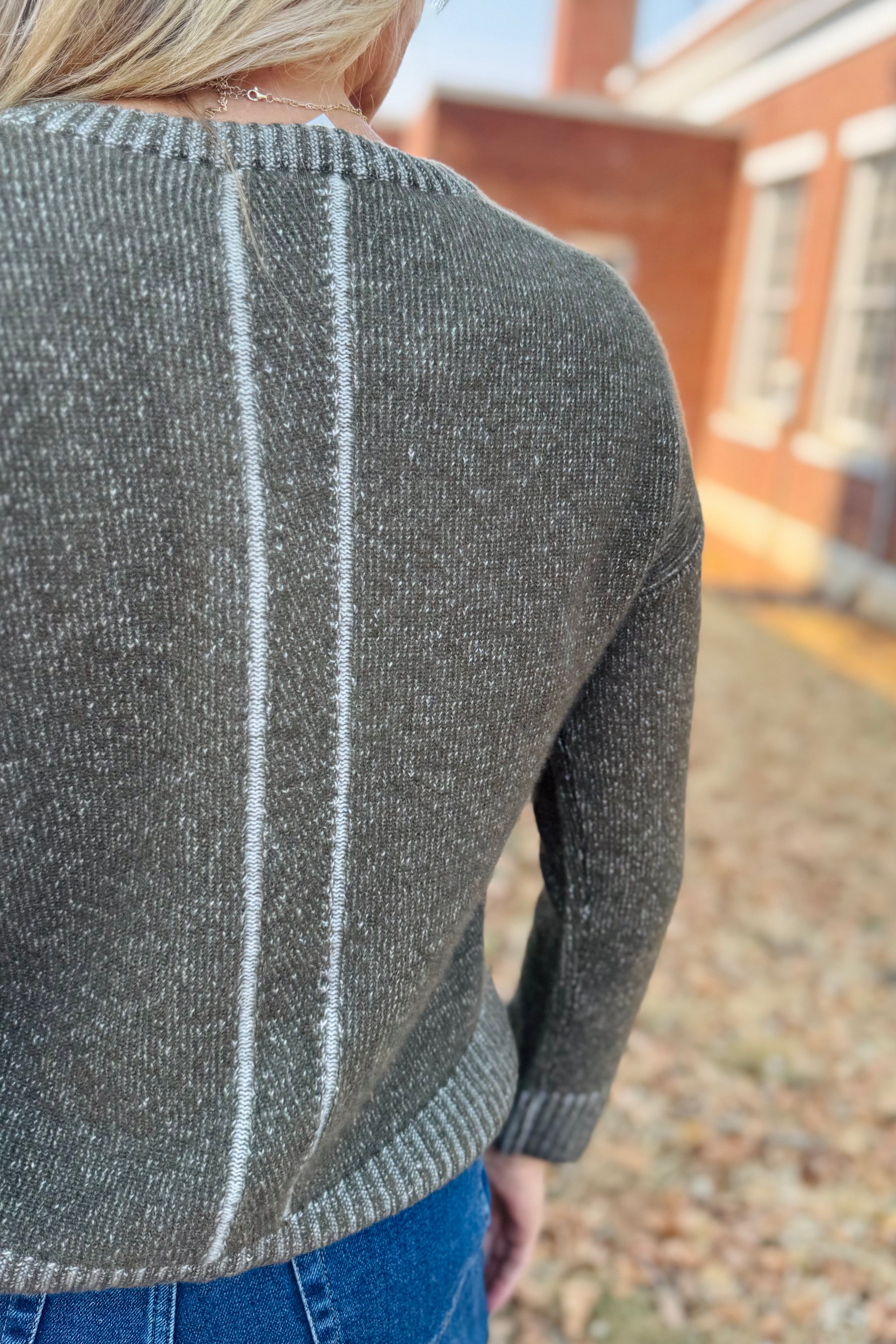 Oversized V-Neck Sweater