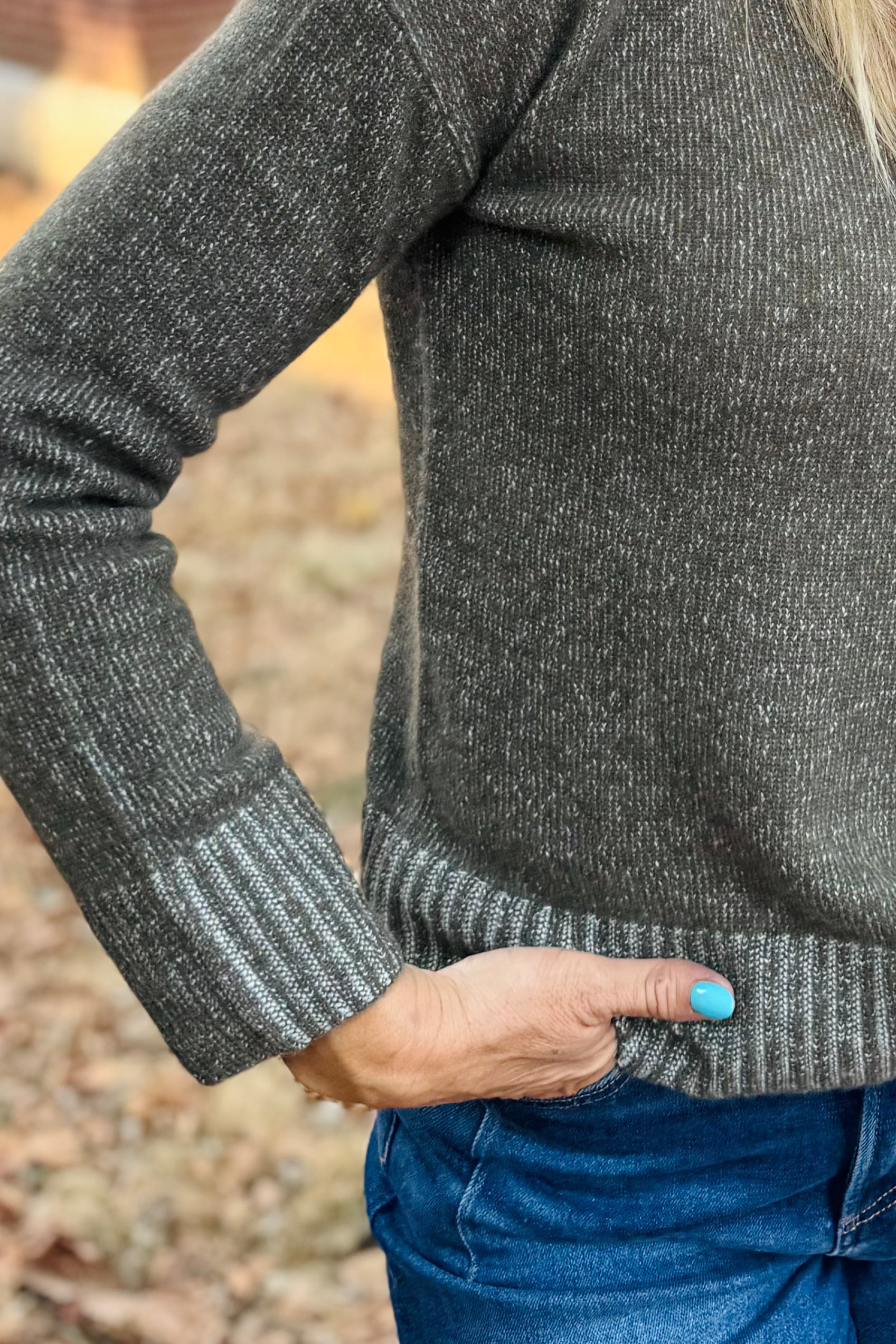 Oversized V-Neck Sweater