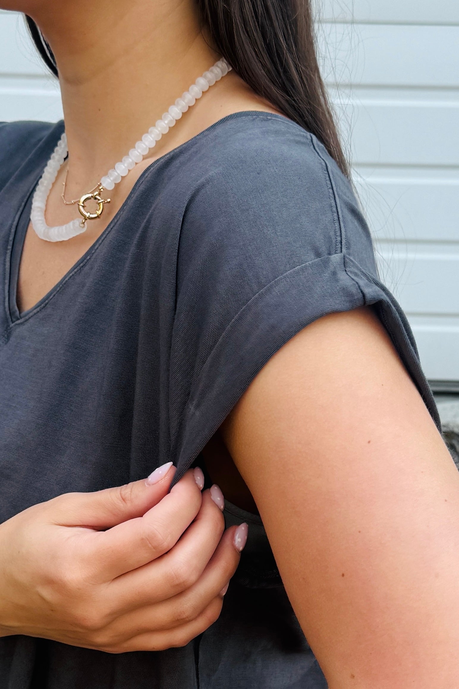 PurePima Dolman V-Neck