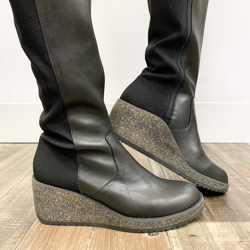 Rose Wedge Boot