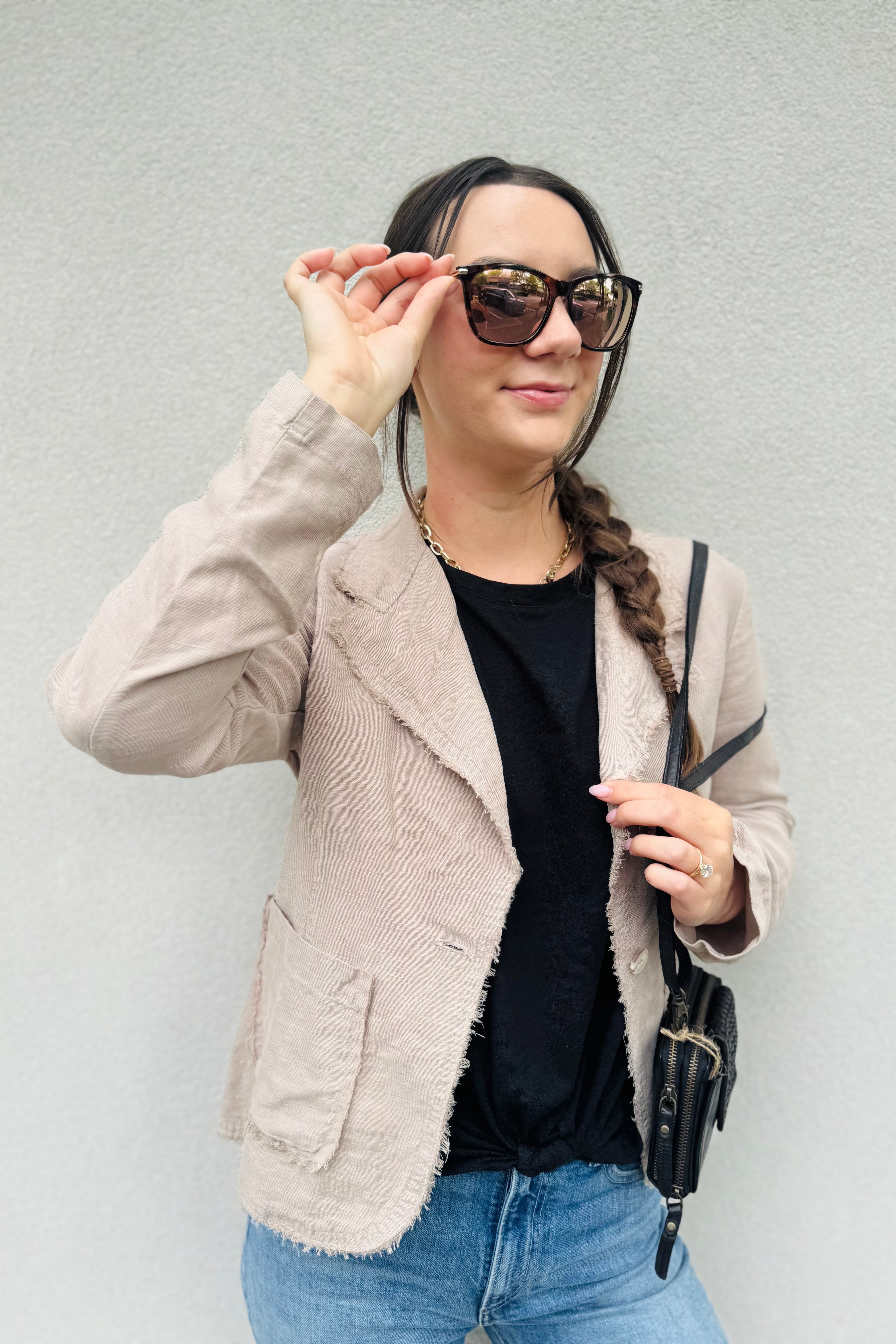 Raw Edge Blazer