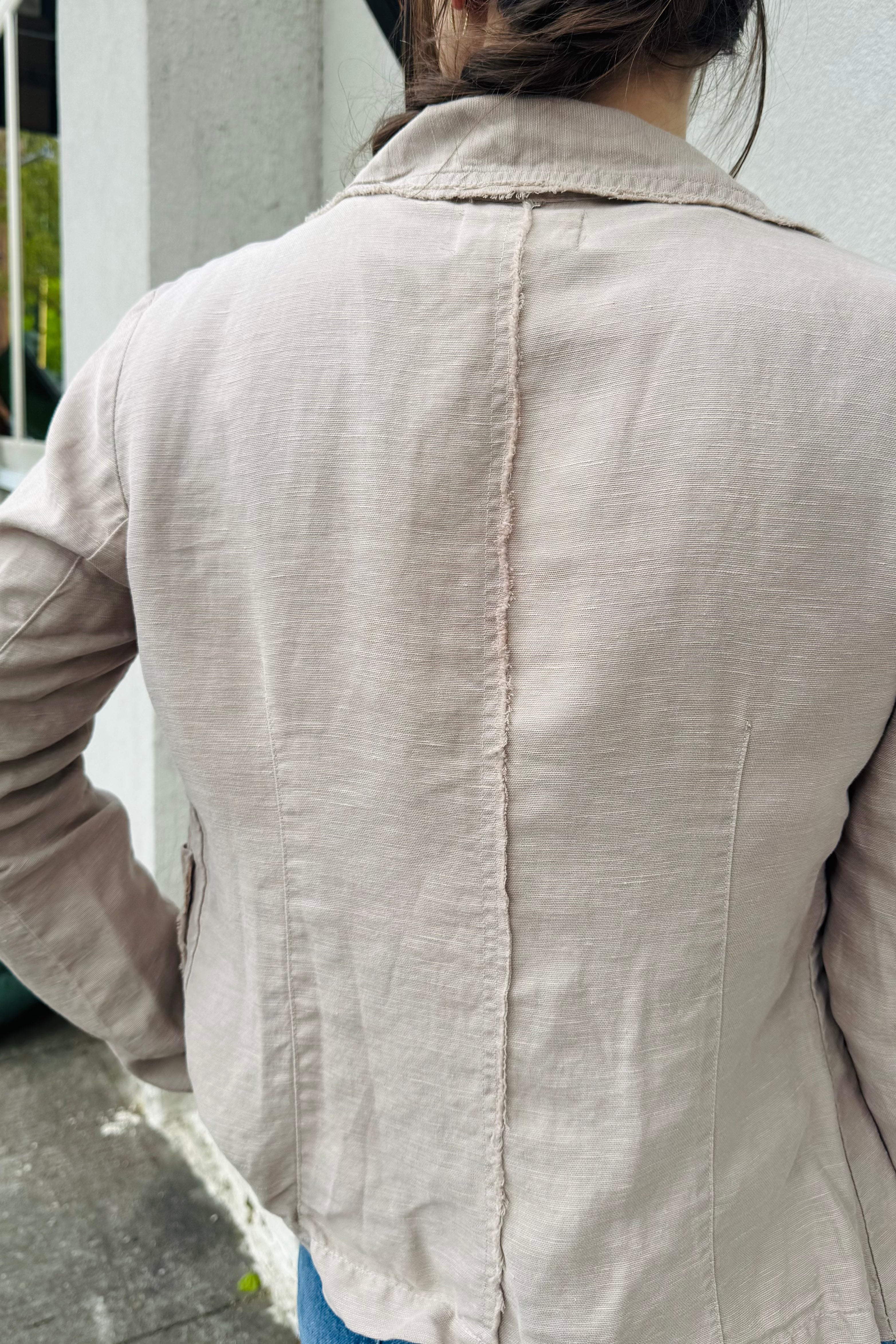 Raw Edge Blazer