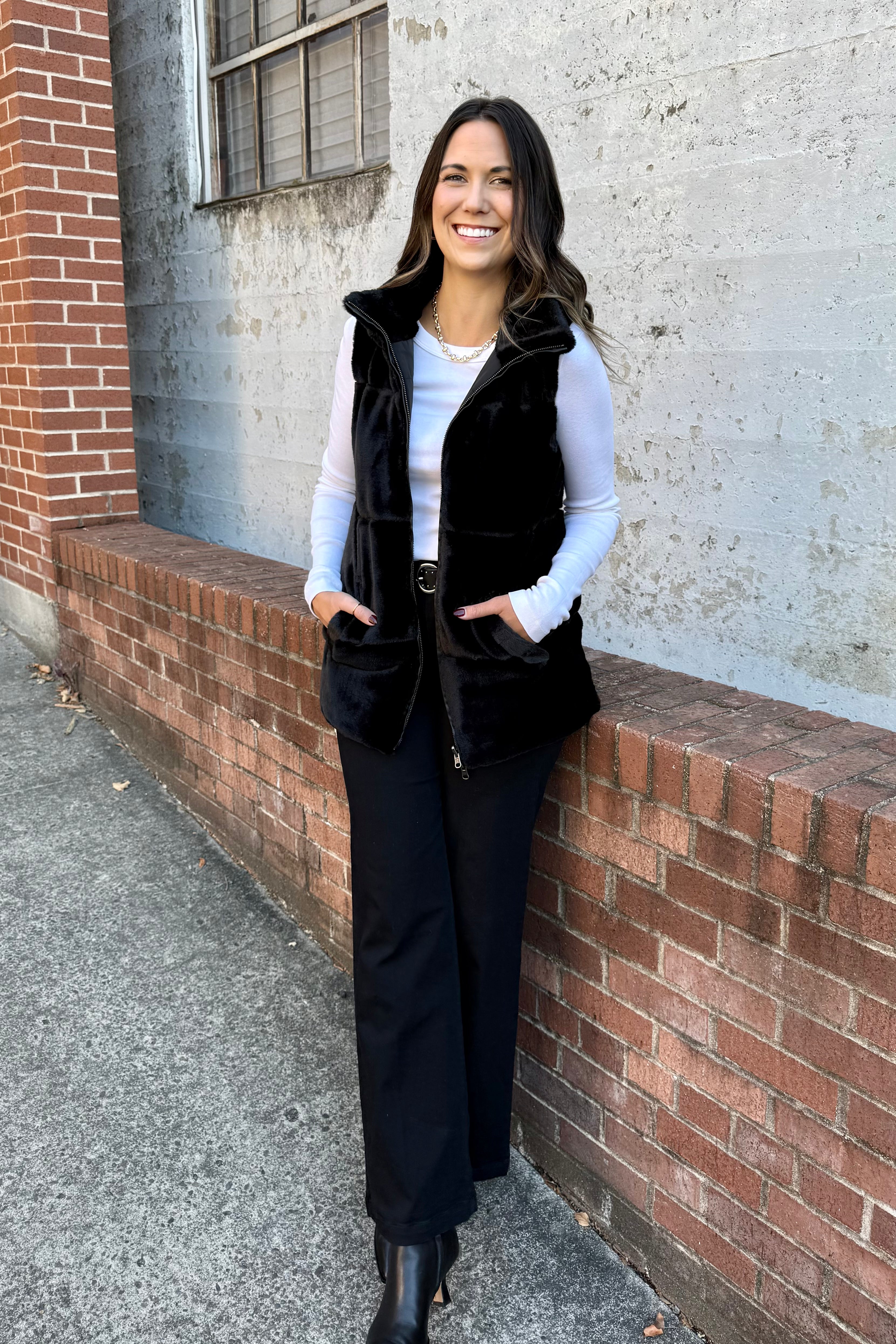 Reversible Fur Vest