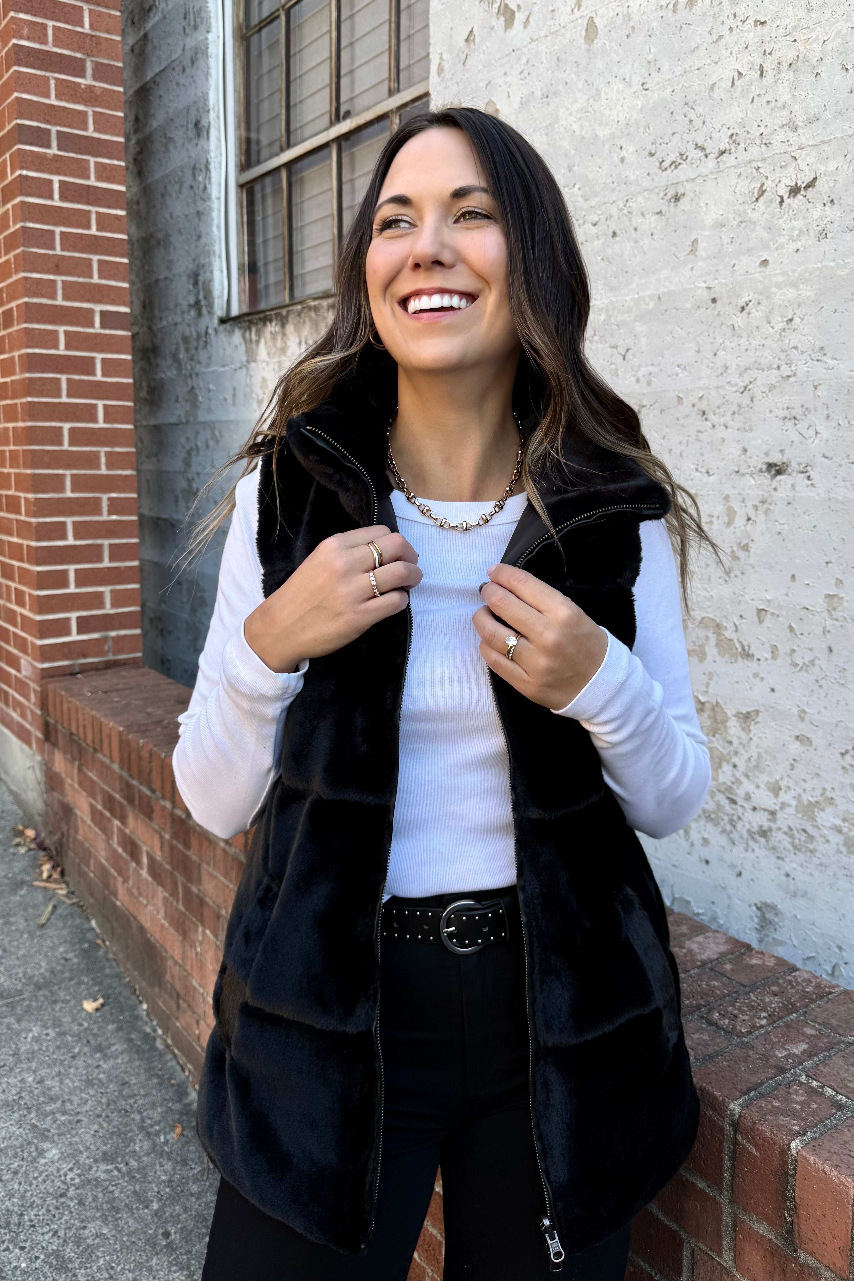 Reversible Fur Vest