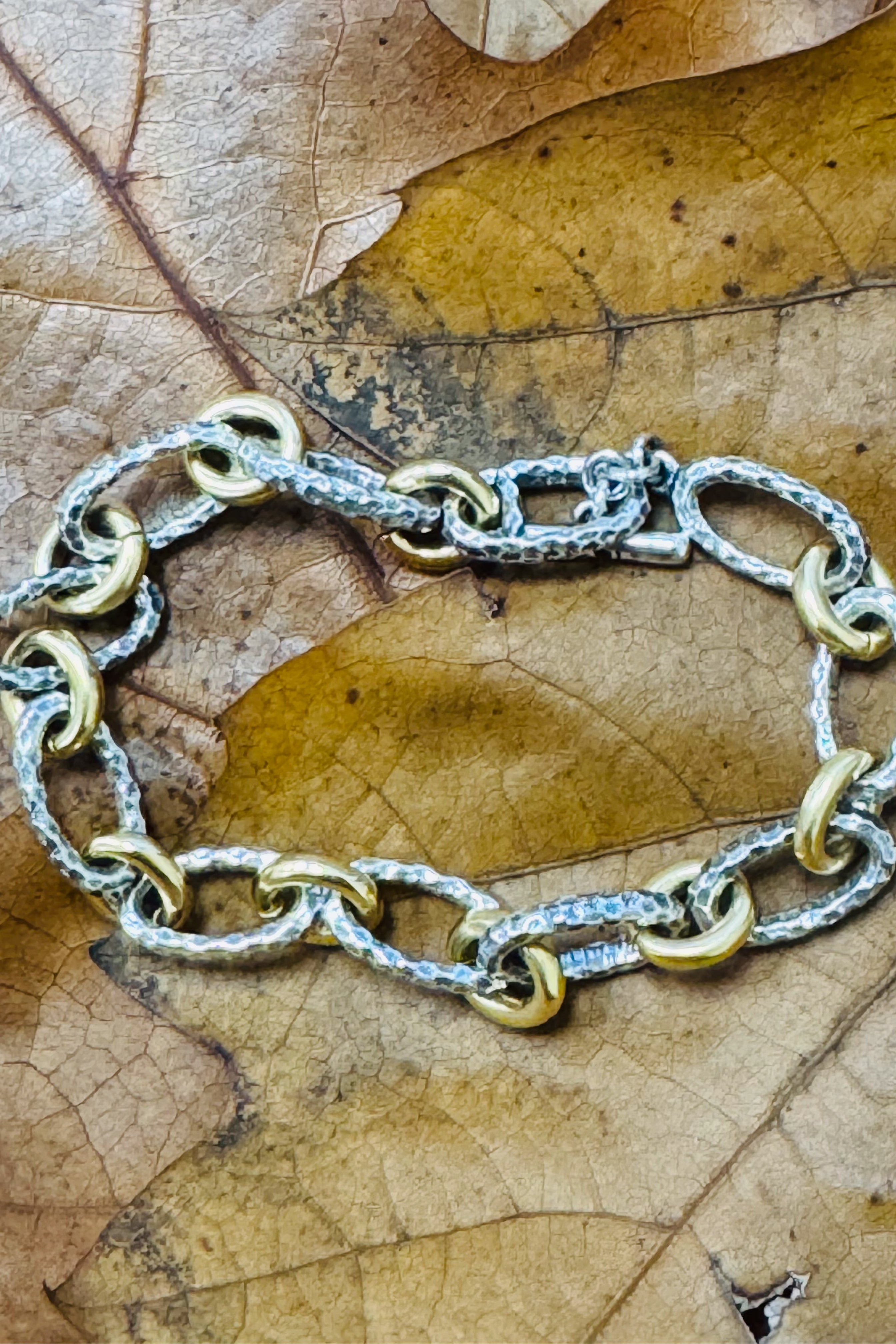 Two-Tone Ravelle Bracelet 8"