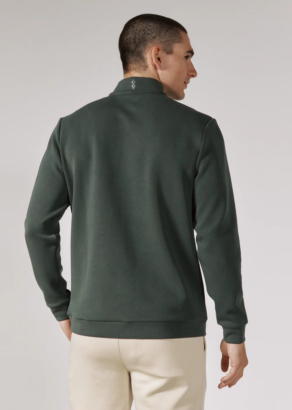 Rev Quarter Zip Pullover - Basil