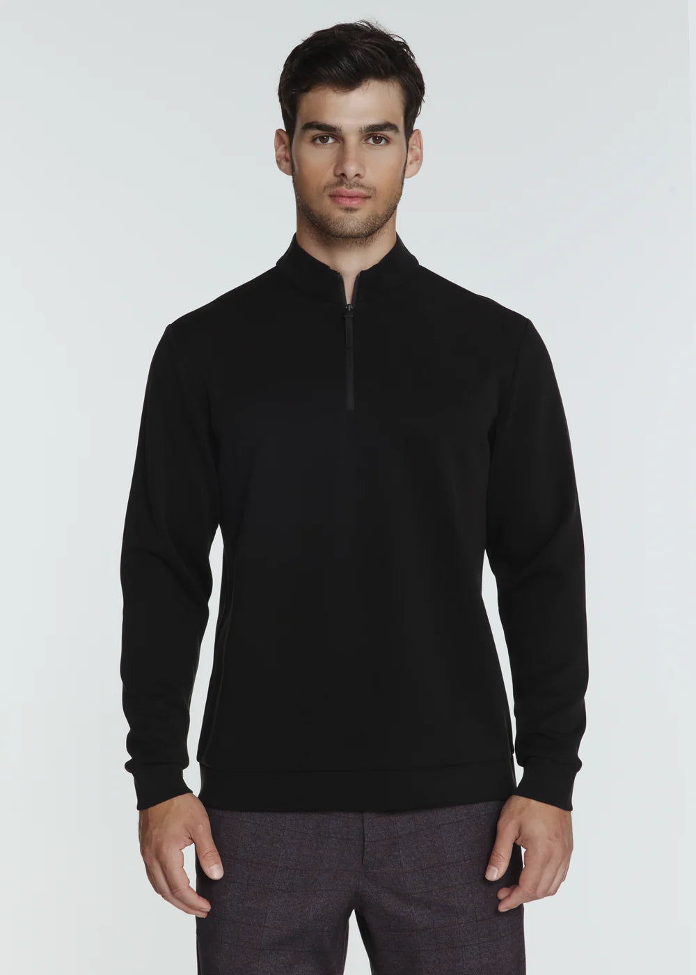 Rev Quarter Zip Pullover - Black