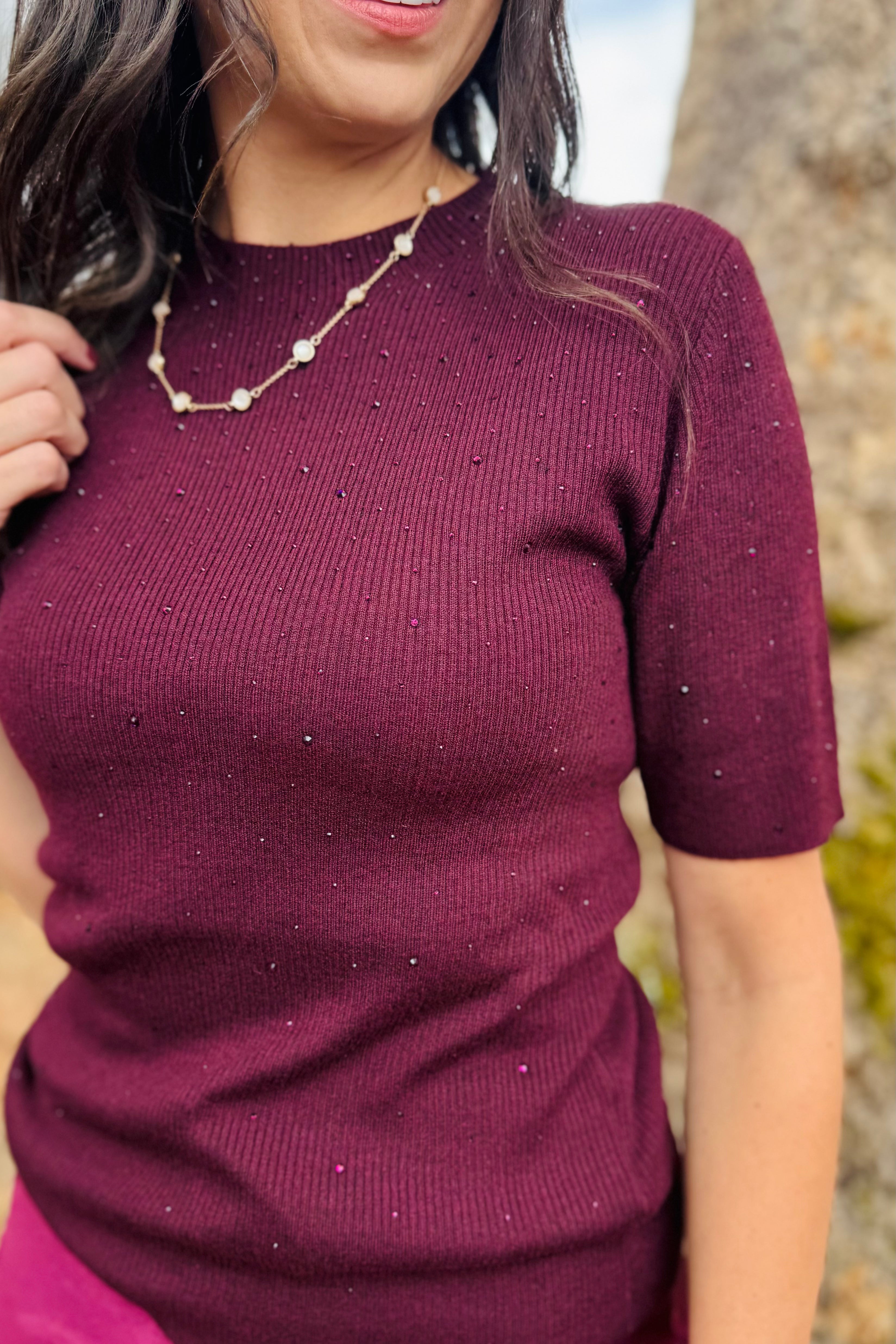S/S Rib With Stud