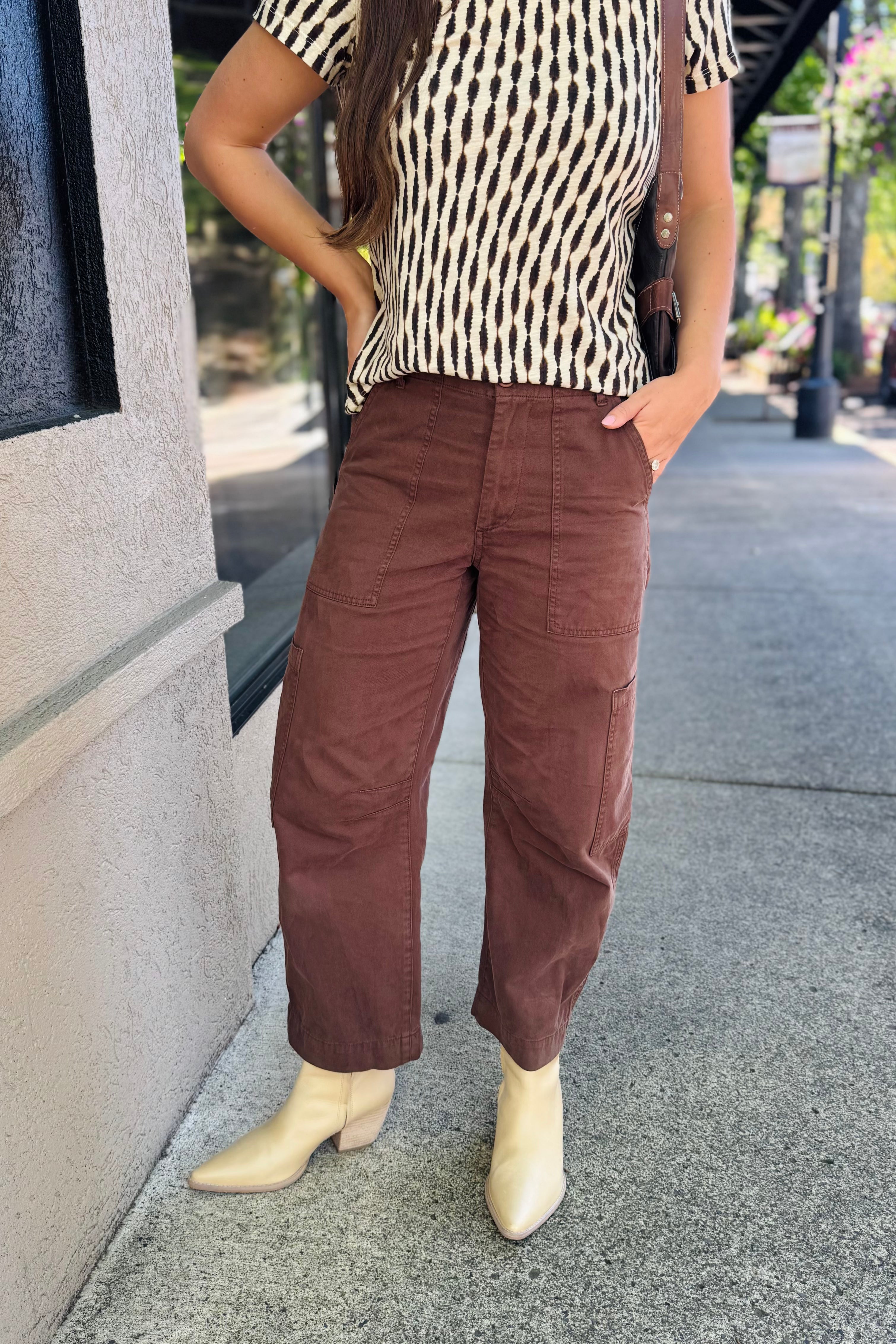 Sabrina Curved Utility Pant