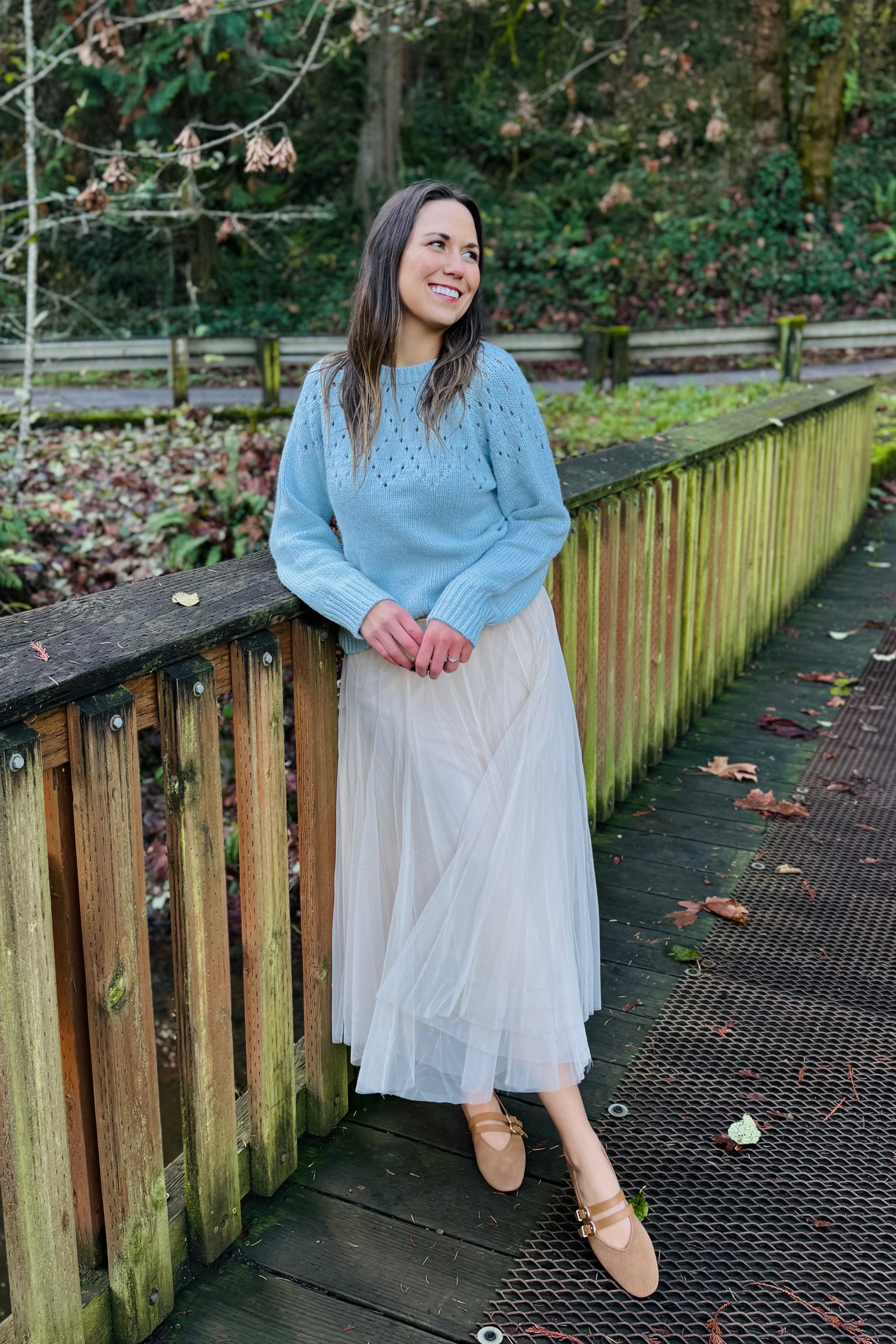 Femme Openwork Sweater