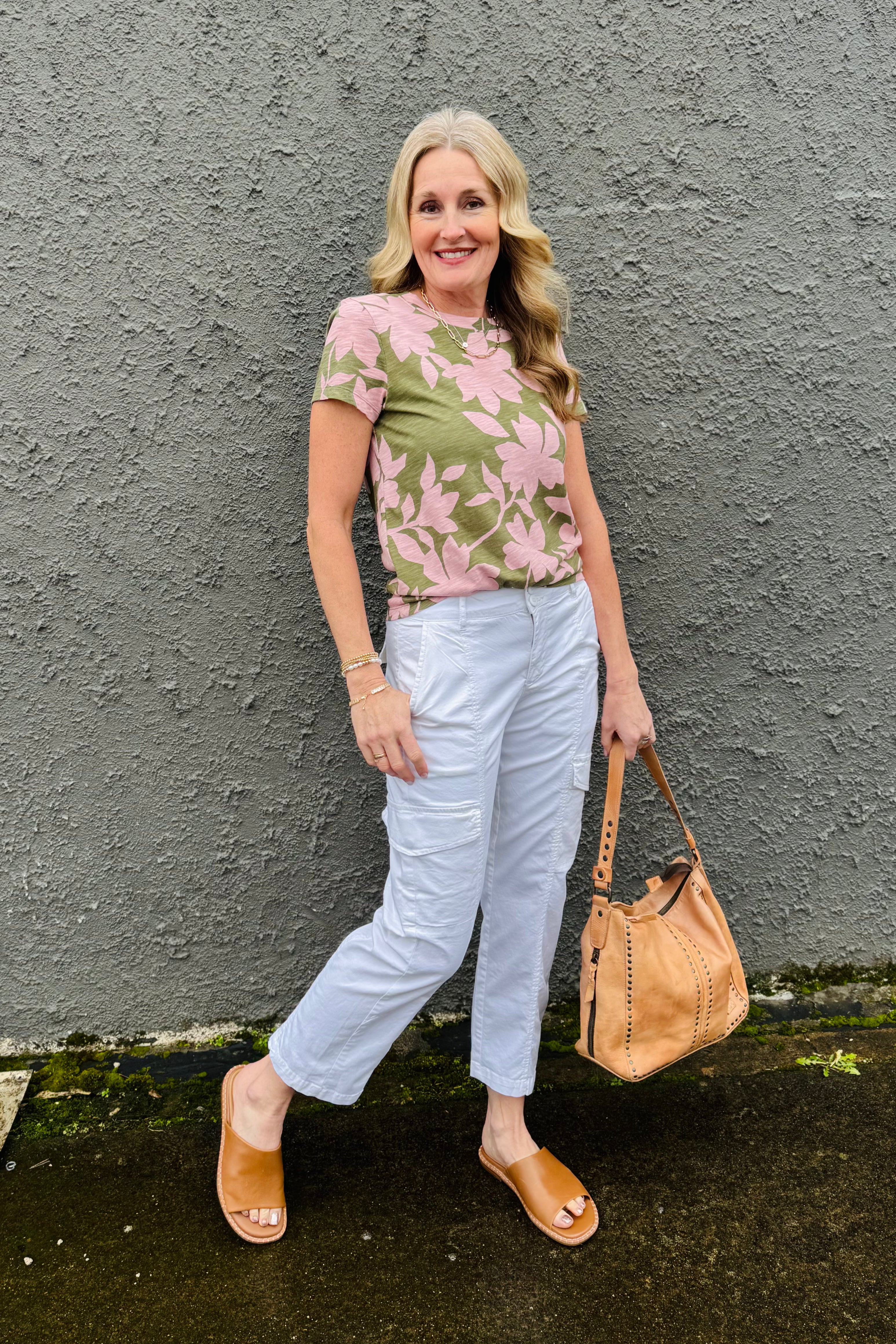 This top is perfect for vacation. Its a Beautiful Floral Top with that Fun Arktana vibe